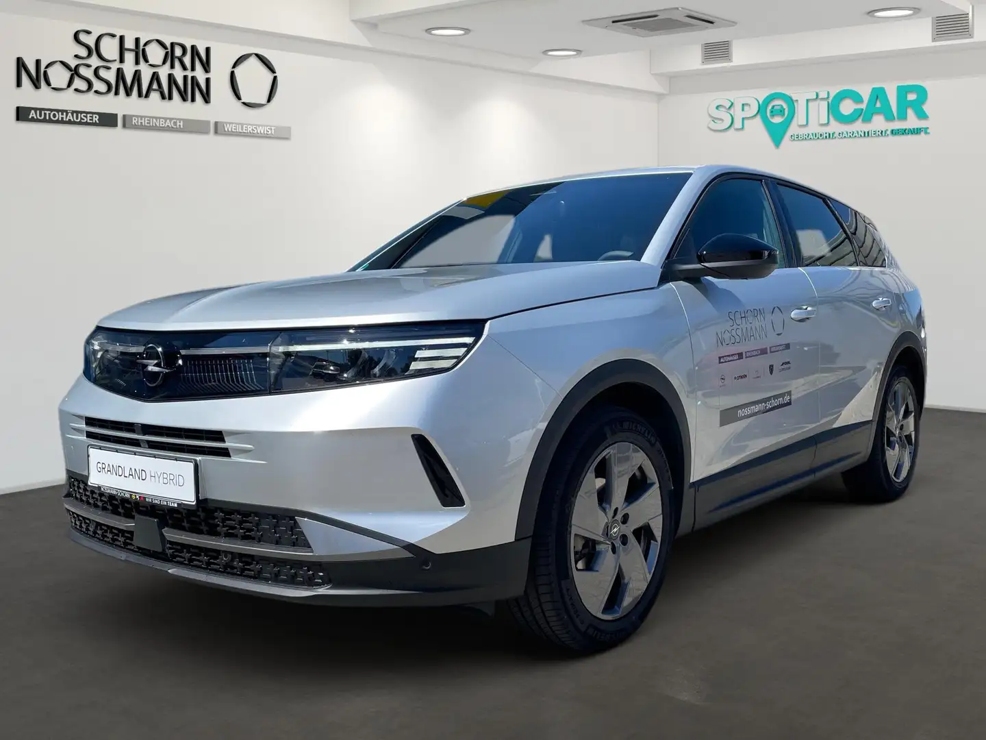 Opel Grandland X GRANDLAND EDITION 1.2T HYBRID NAVI+WINTERPAKET+KAM Srebrny - 1