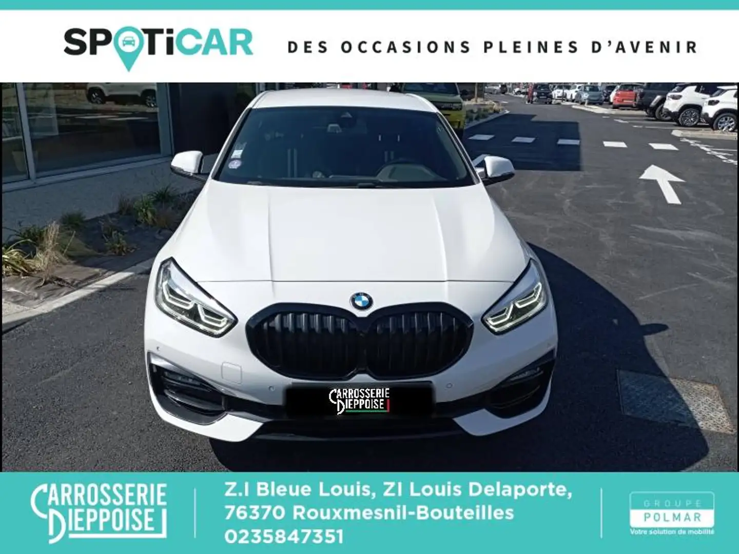 BMW 118 118i 140ch M Sport Blanc - 2