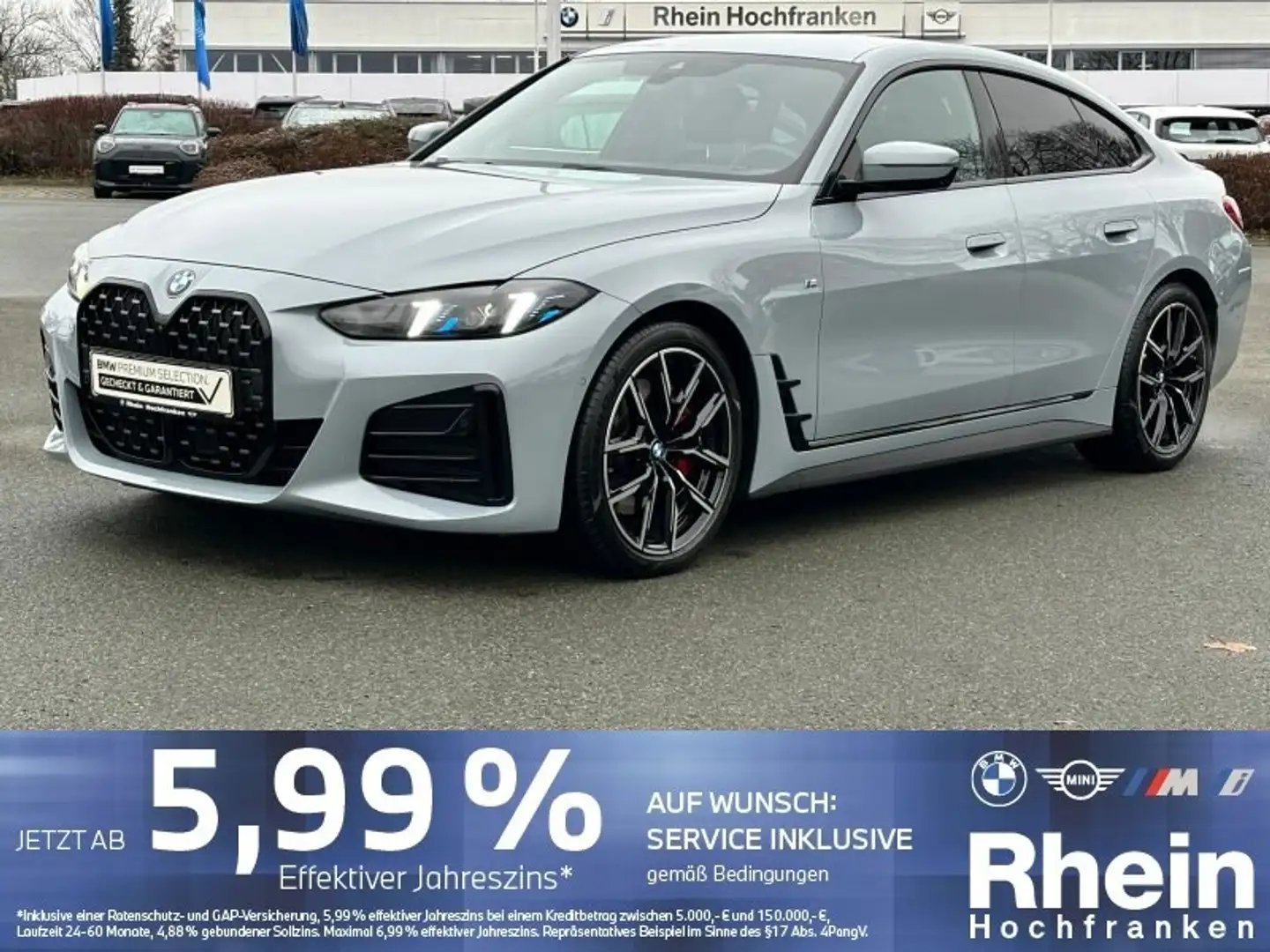 BMW 430 i xDrive Gran Coupé M Sportpaket AdapLED HUD Grau - 1