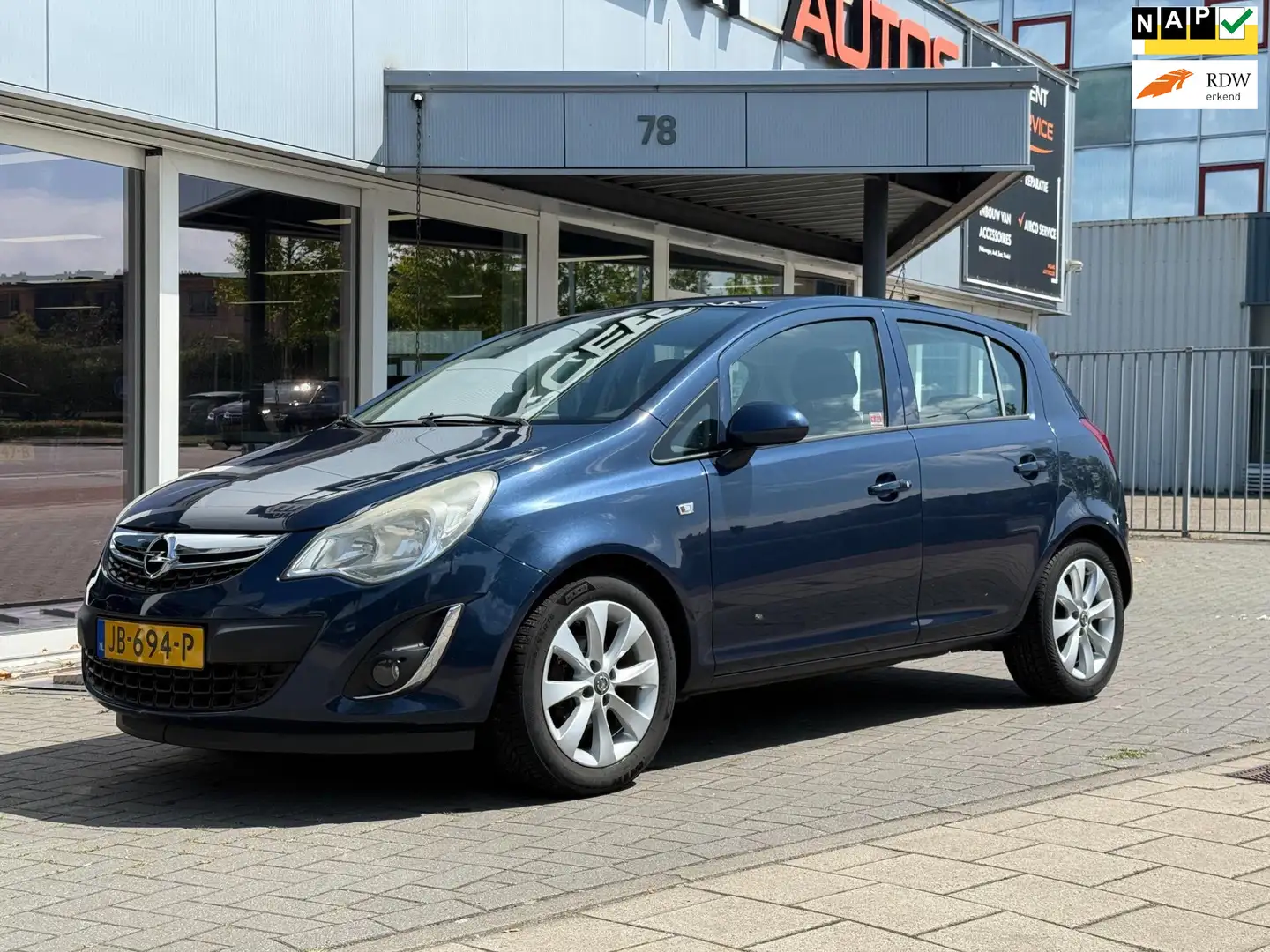 Opel Corsa 1.4-16V Anniversary Edition-5Deurs-Airco Blauw - 1