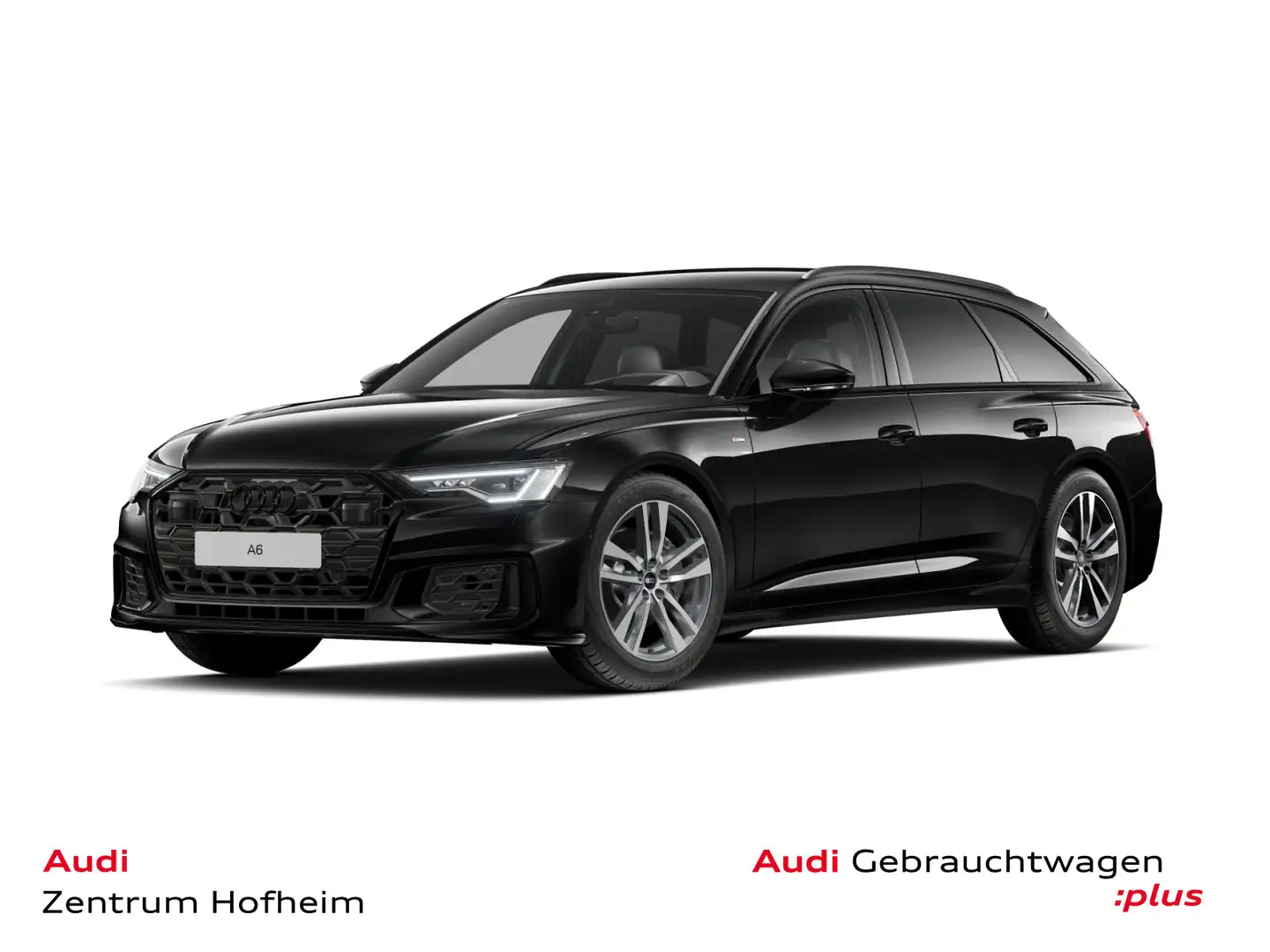 Audi A6 45 TFSI S line S tro*HUD*Matrix*Virtual Schwarz - 1