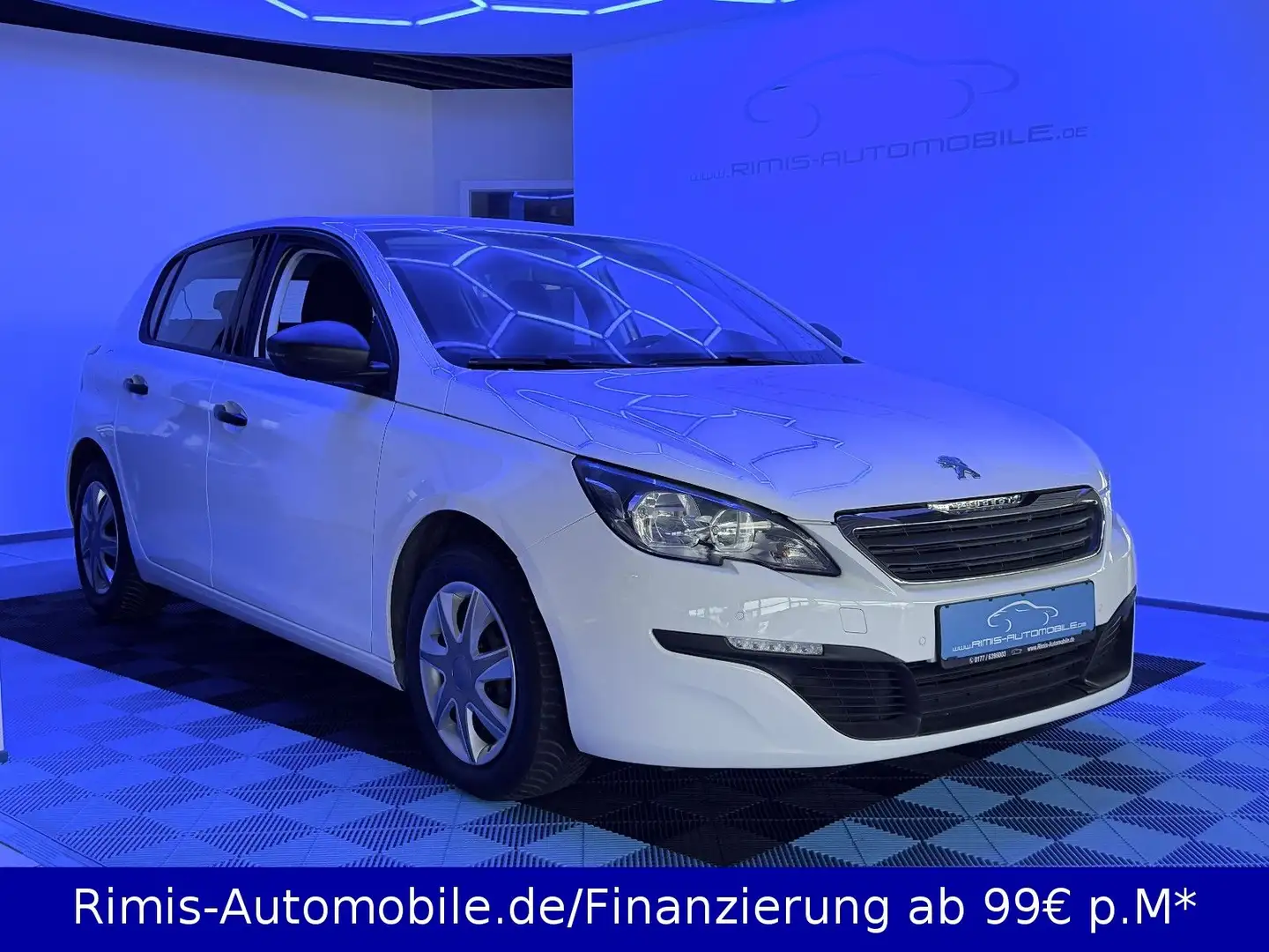 Peugeot 308 Klima *erst 58.000Km* Finanzierung möglich Weiß - 1