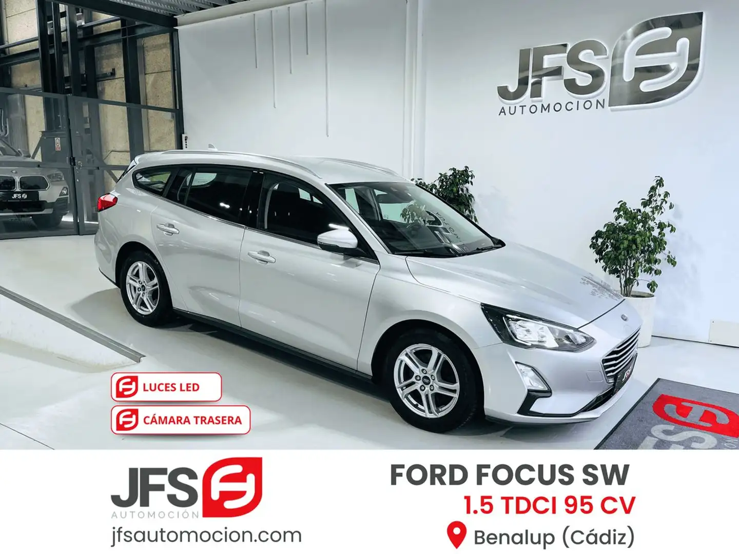 Ford Focus SW 1.5 TDCI 95 CV Plateado - 1