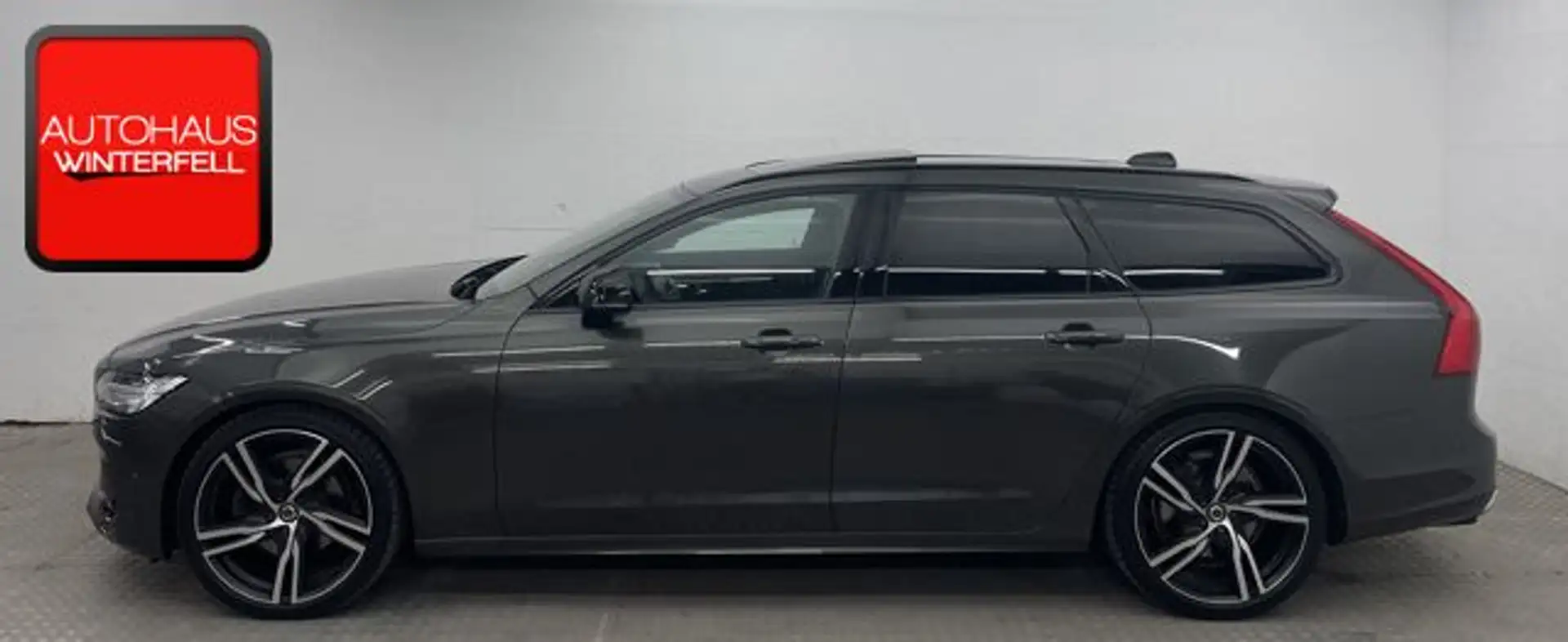Volvo V90 D5 R-DESIGN AWD PANO+AHK+B&W+MEMO+360+HUD+ Сірий - 2