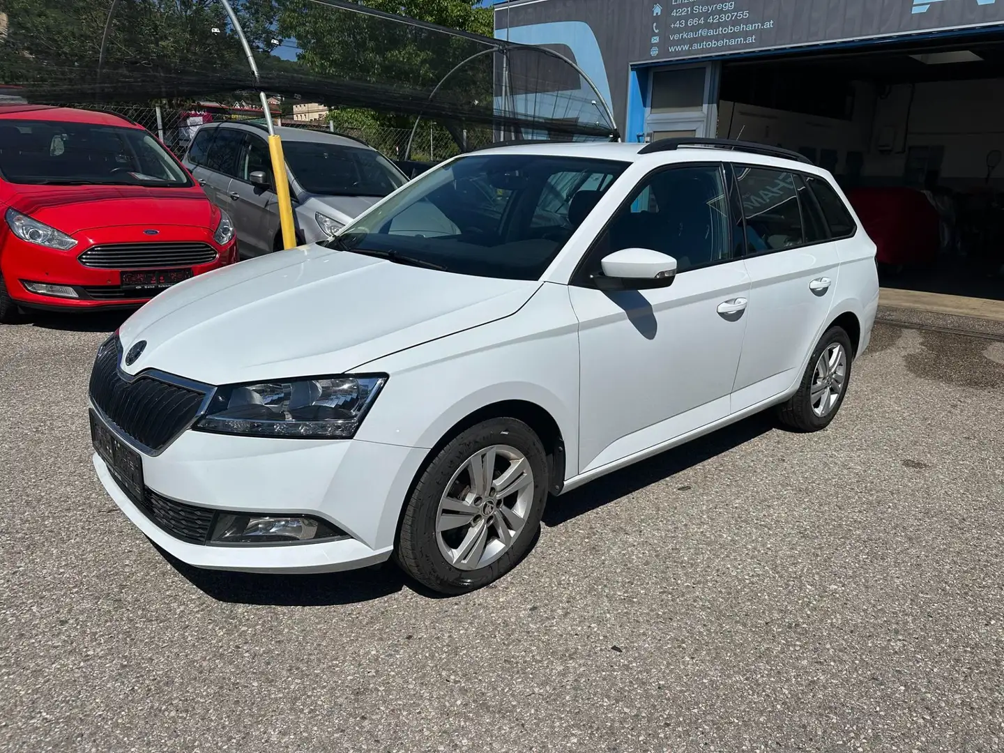 Skoda Fabia Combi Ambition TSI Carplay-Sitzhzg.-PDC Weiß - 1