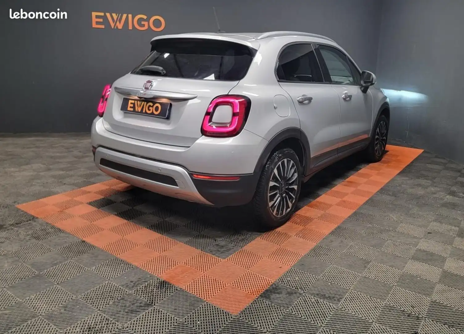 Fiat 500X CROSS 1.6 MJT 120ch CITY 4X2 Gris - 2