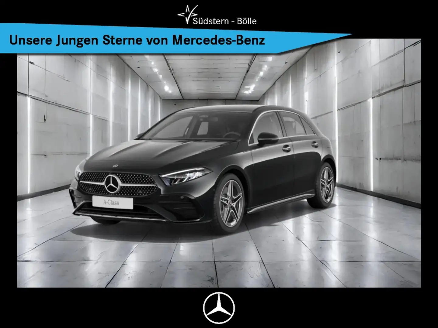 Mercedes-Benz A 250 4M AMG-PREM.+AHK+KEYL.GO+TOTW.+ADV.SOUND+ Schwarz - 1