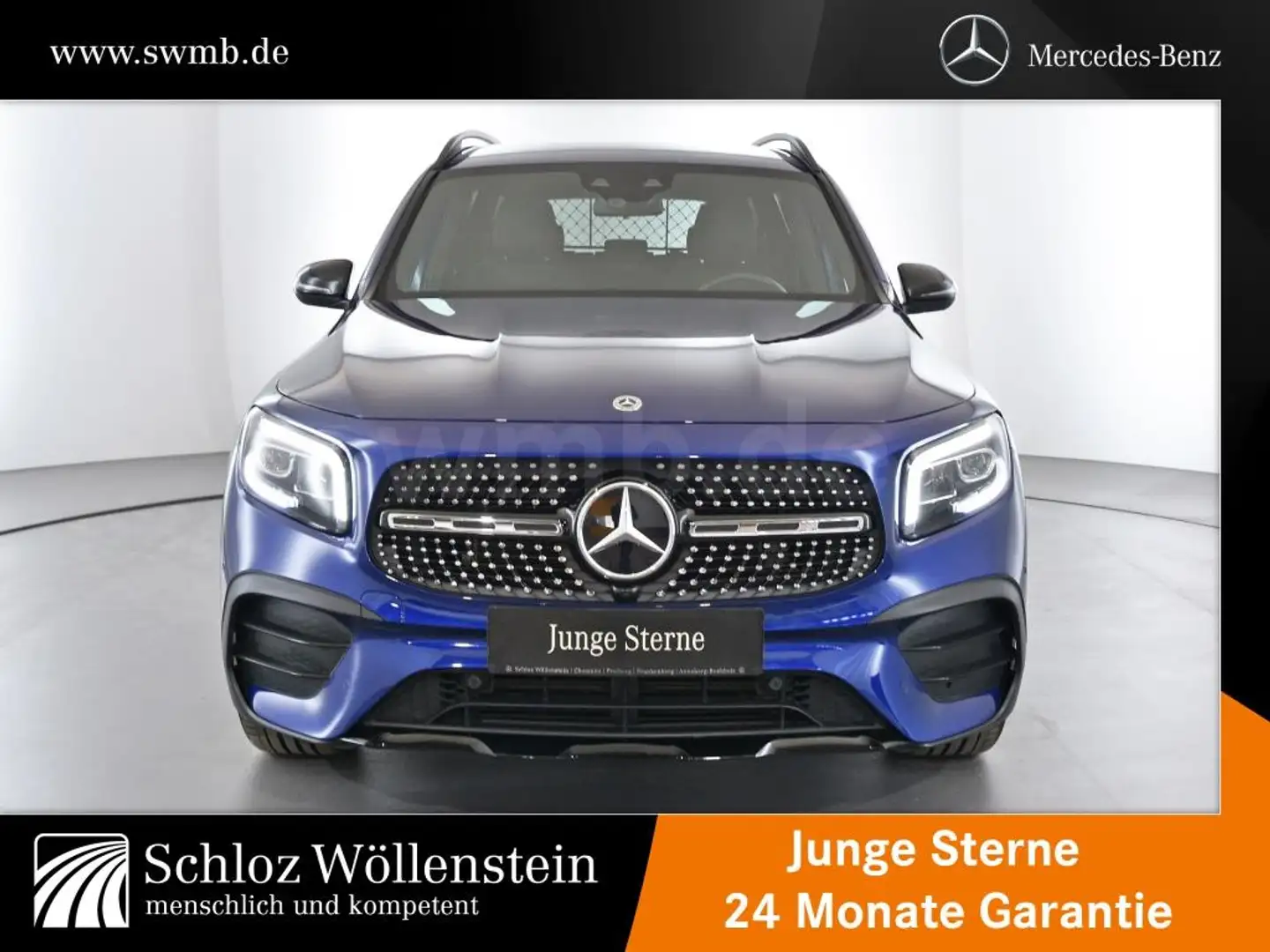 Mercedes-Benz GLB 200 4M AMG/Night/LED/AHK/BusinessP/RfCam/19" Blau - 2