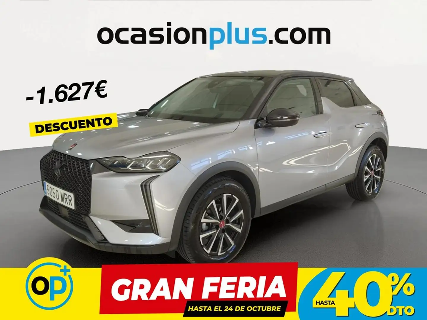 DS Automobiles DS 3 Crossback Puretech Performance Line 130 Aut. Gris - 1