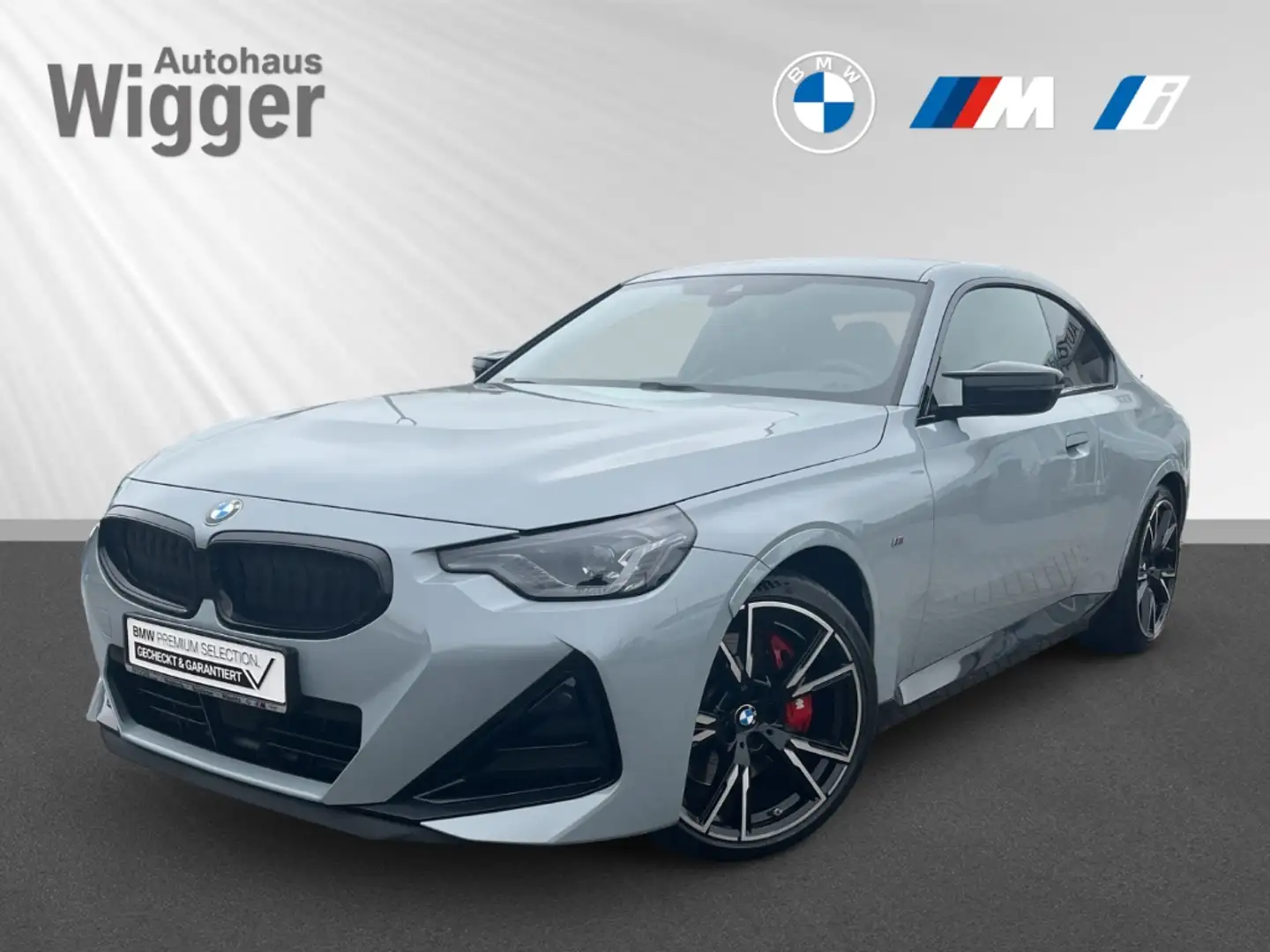 BMW 240 xDrive Coupe/Navigation/Leder/HarmanKardon Сірий - 1