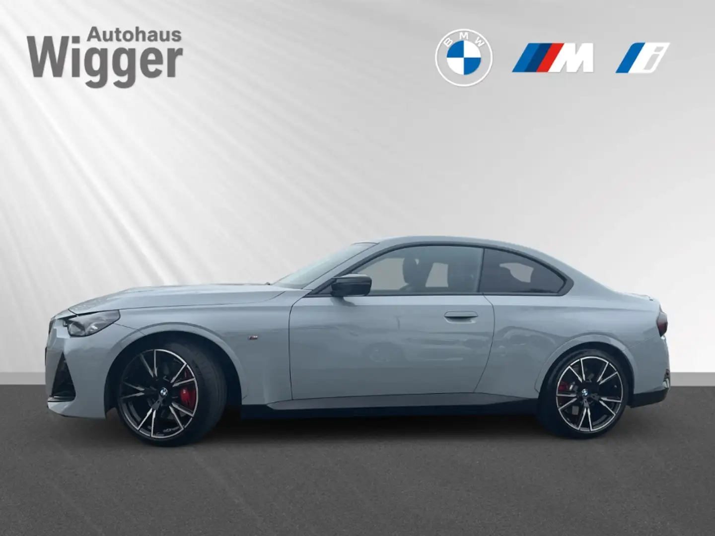 BMW 240 xDrive Coupe/Navigation/Leder/HarmanKardon Сірий - 2