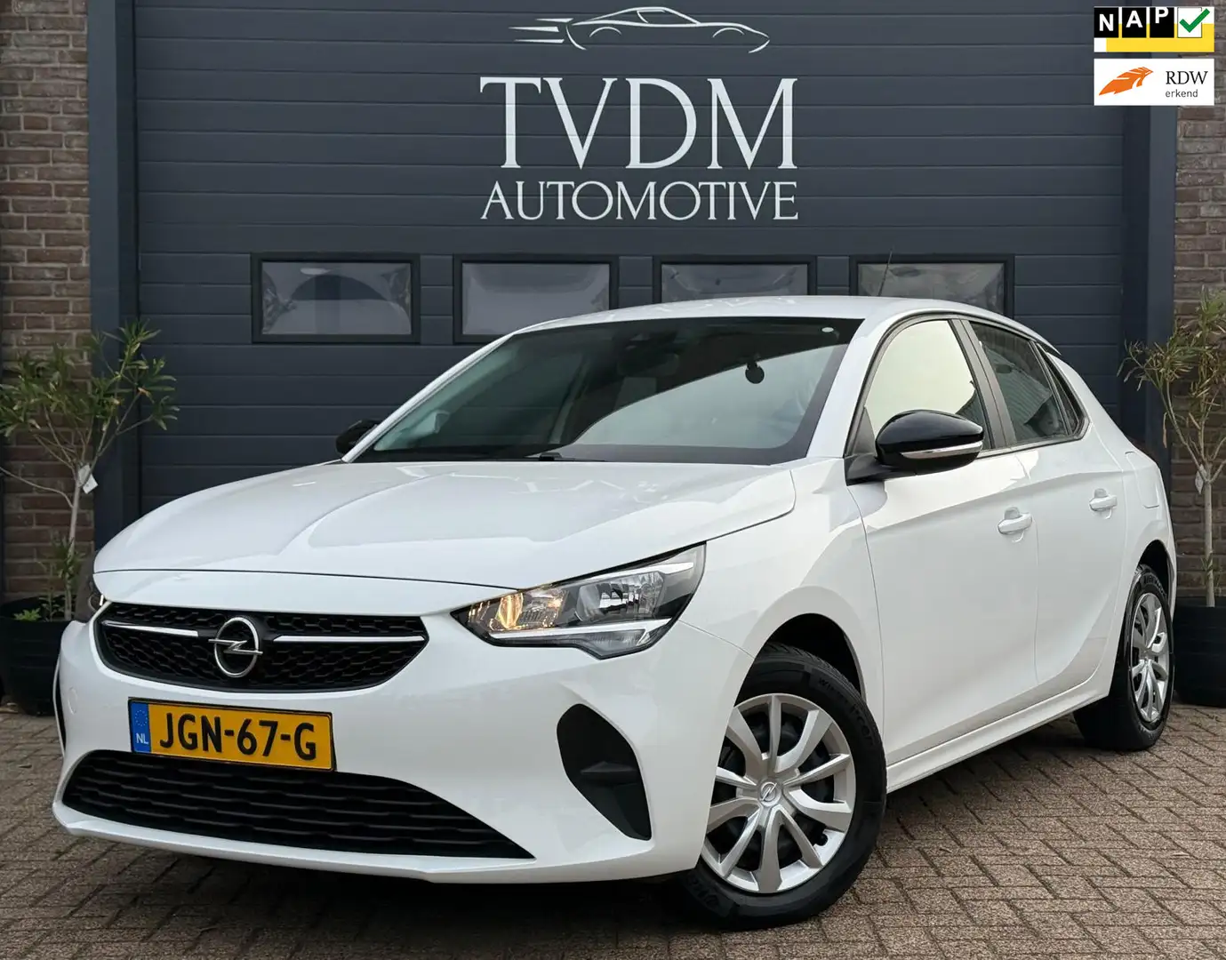 Opel Corsa 1.2 Edition|NAVI|CARPLAY|STOELVERW|CAMERA Weiß - 1