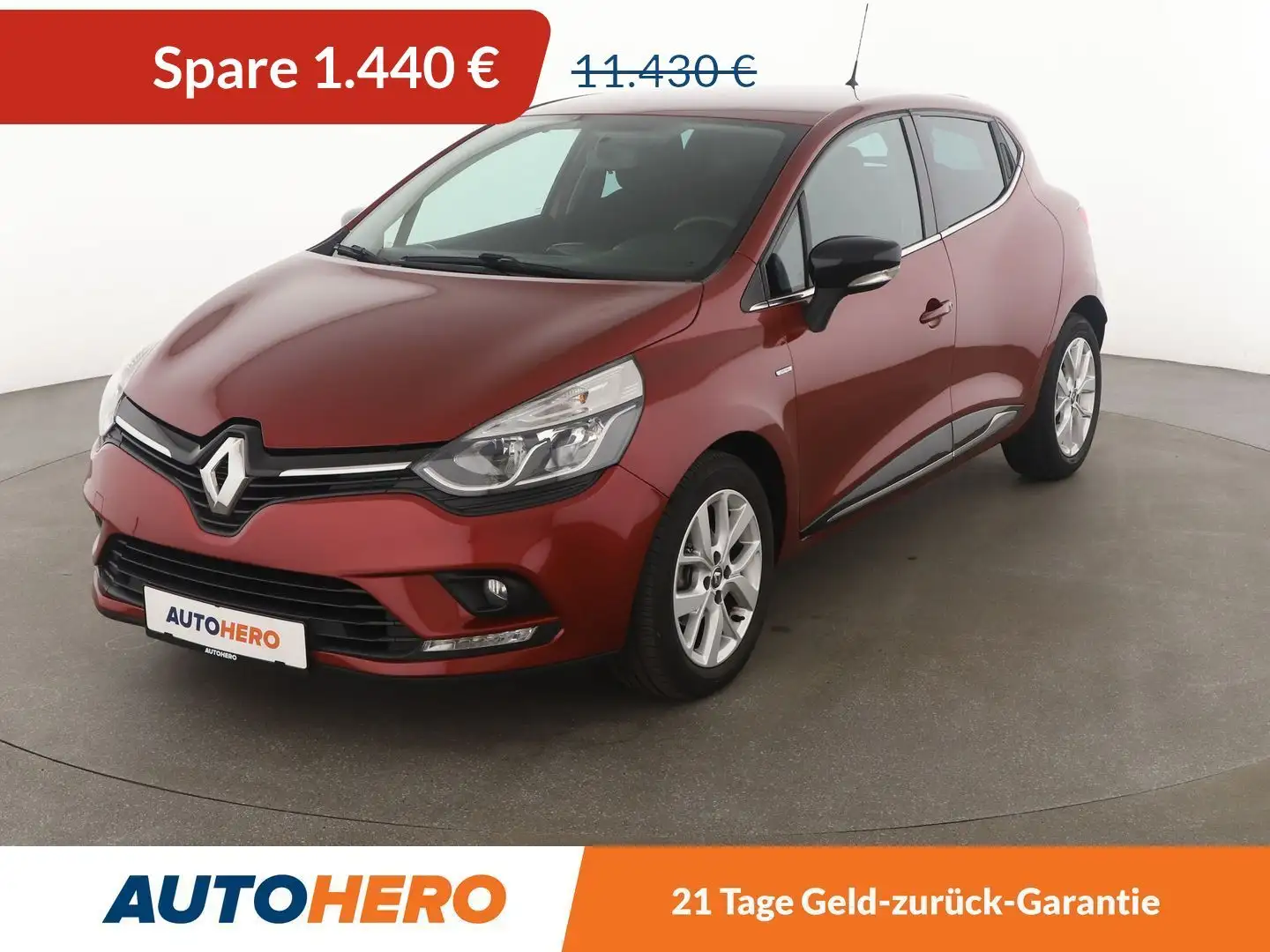 Renault Clio 0.9 Limited *NAVI*PDC*SHZ*TEMPO*ALU*KLIMA* Rot - 1