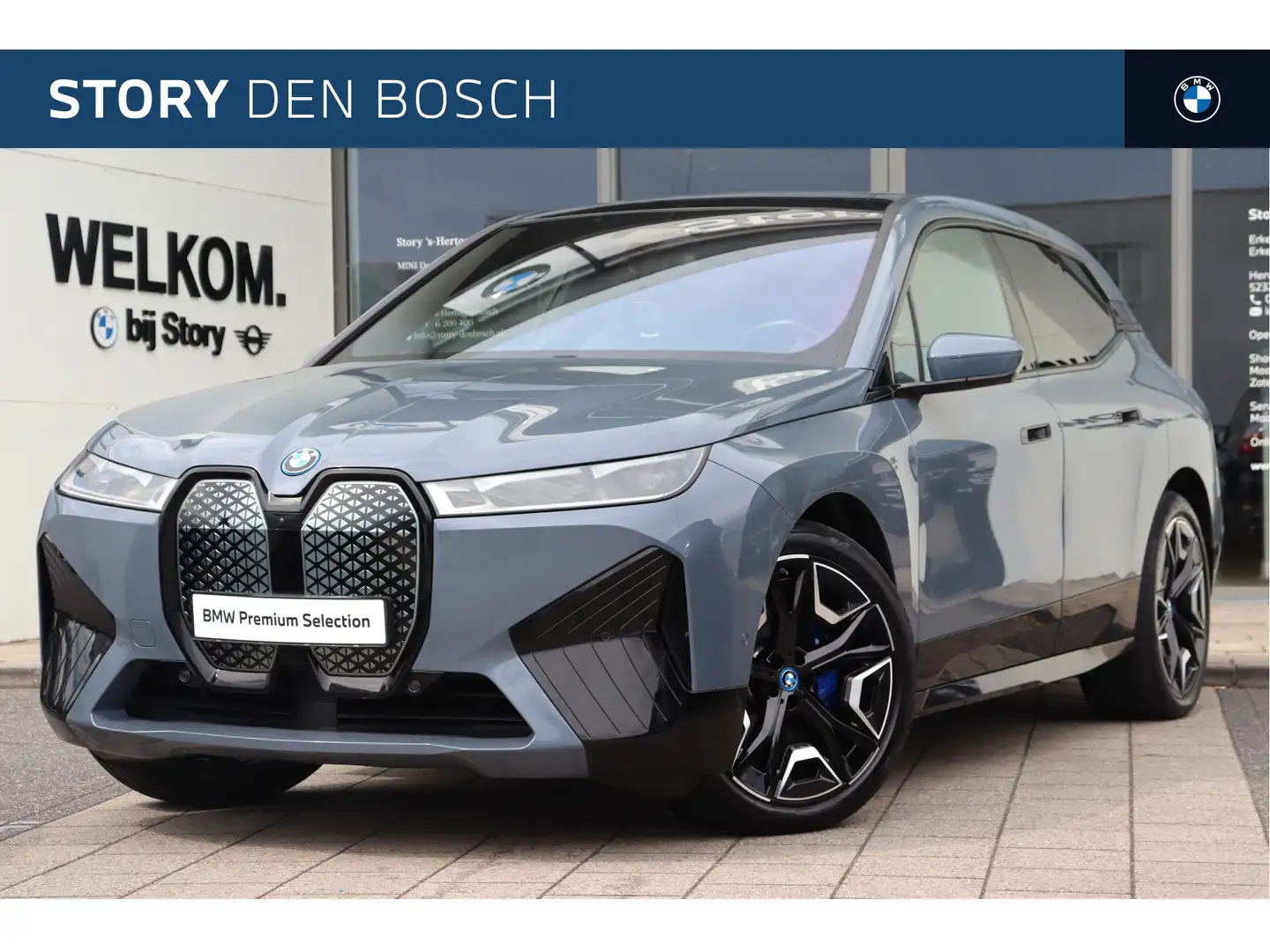 BMW iX xDrive50 High Executive Sport / Panoramadak Sky Lo Grijs - 1