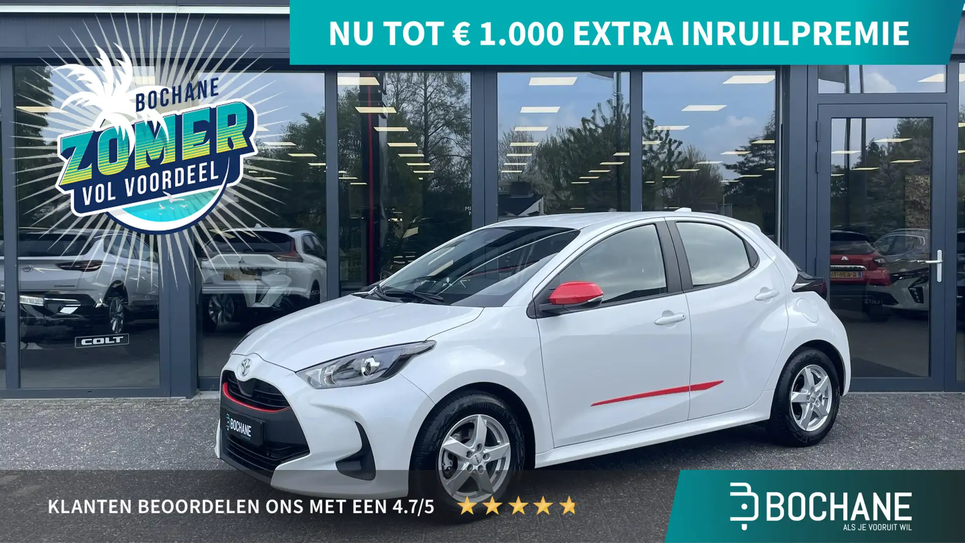 Toyota Yaris 1.0 VVT-i Active | Camera | Lichtmetalen Velgen Blanc - 1