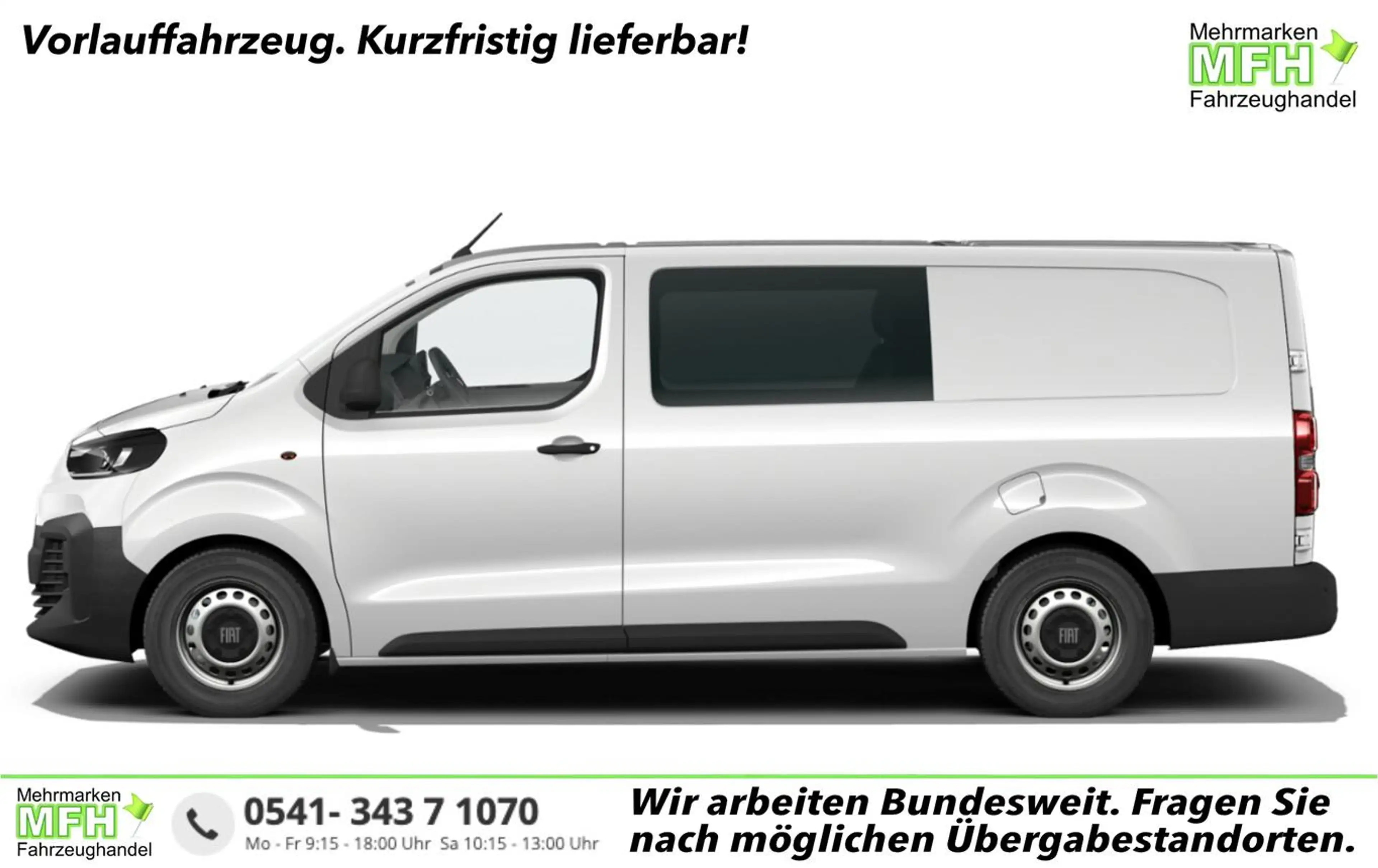 Fiat Scudo Flex CrewCab L3 6S Temp PDC Holzboden HFT 110 k...
