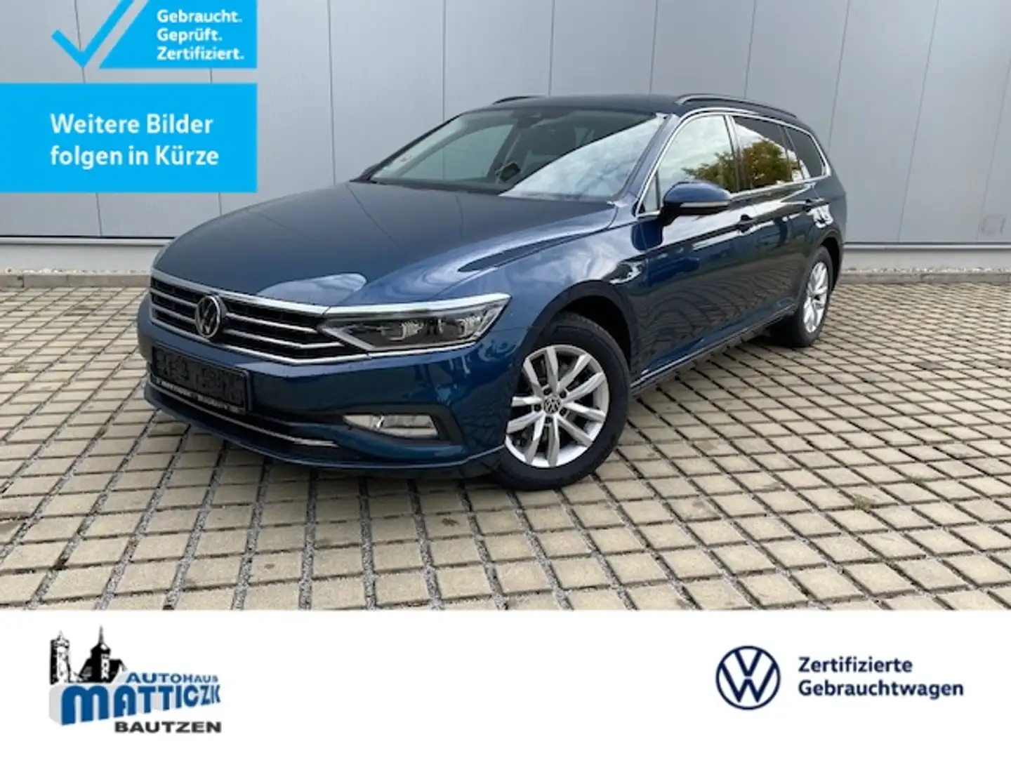 Volkswagen Passat Variant 2.0 TDI Business IQ.DRIVE-PAKET/MATRIX/NAVI+VZE/A Blauw - 1