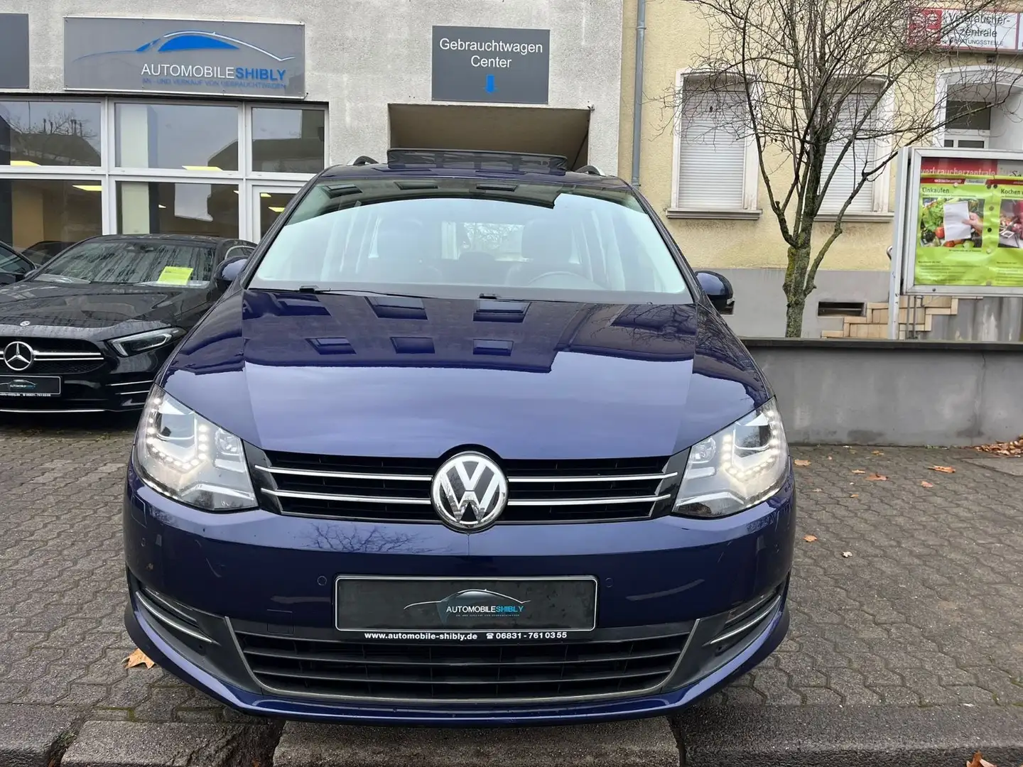 Volkswagen Sharan Highline 2,0 BMT 184PS PANORAMA, 7.Sitze Blau - 2