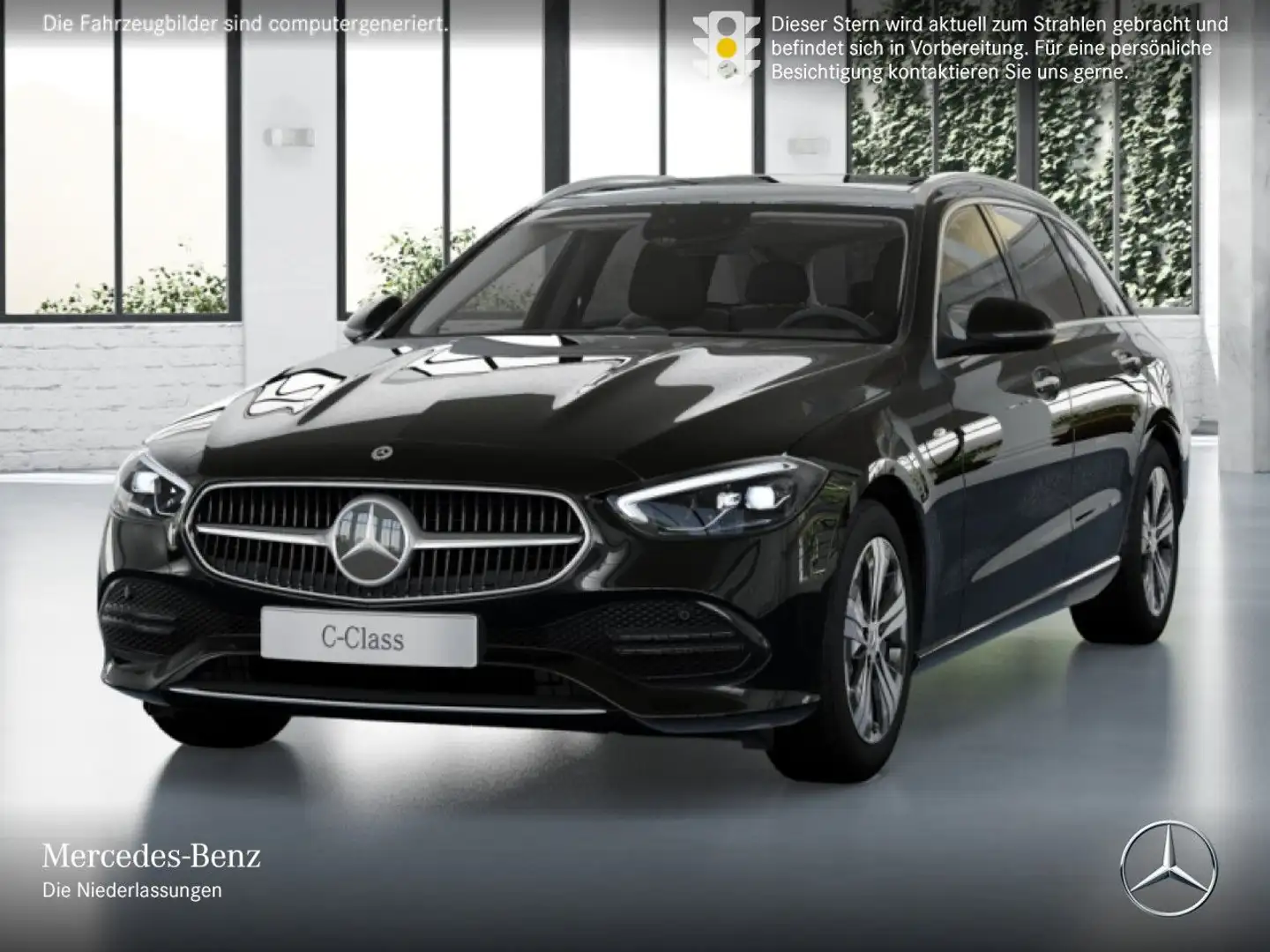 Mercedes-Benz C 300 de T AVANTG+PANO+AHK+LED+KAMERA+KEYLESS+9G Schwarz - 2