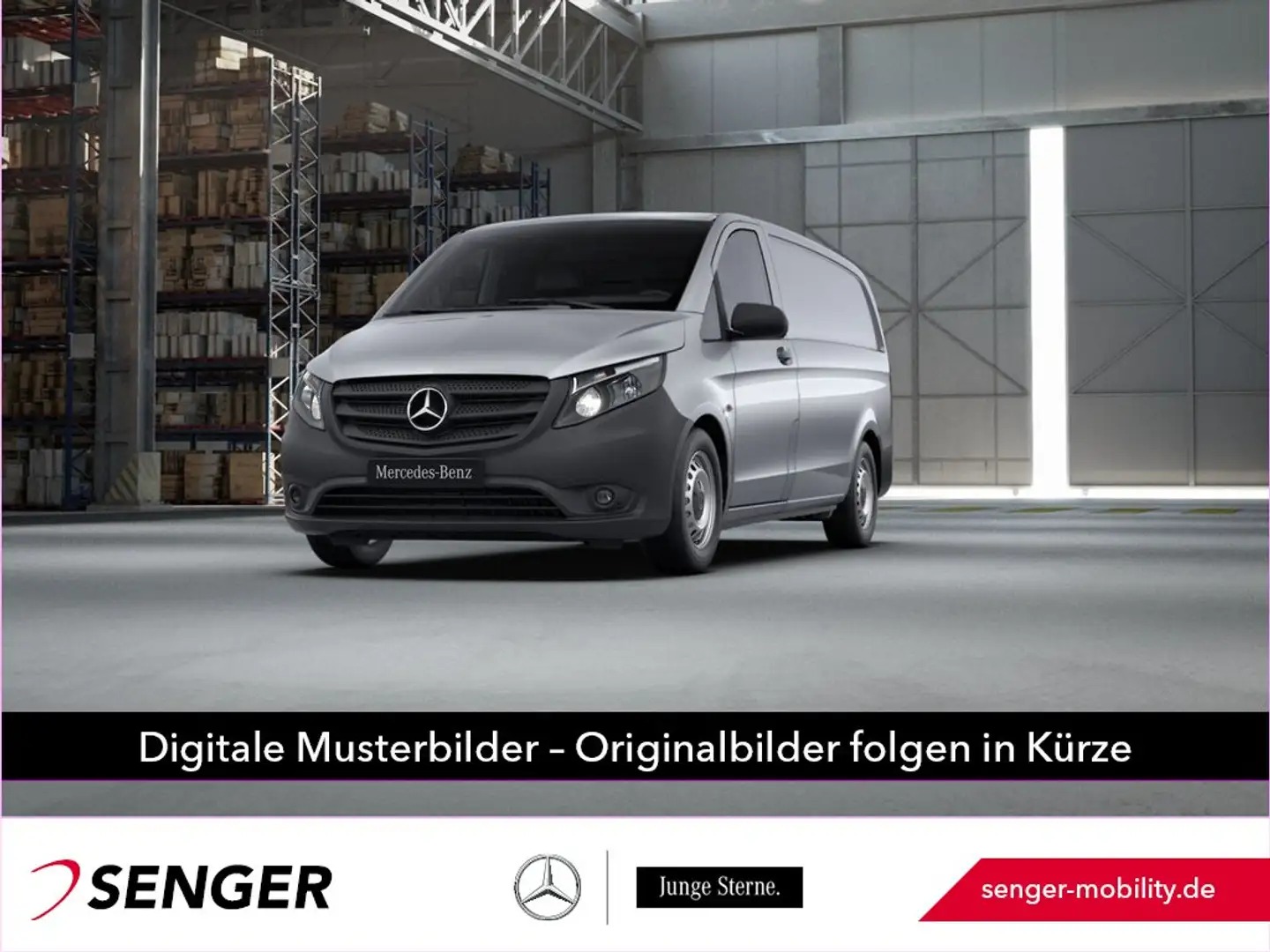 Mercedes-Benz Vito 114 CDI Kasten lang Klima Kamera Navi Tempo Argent - 1