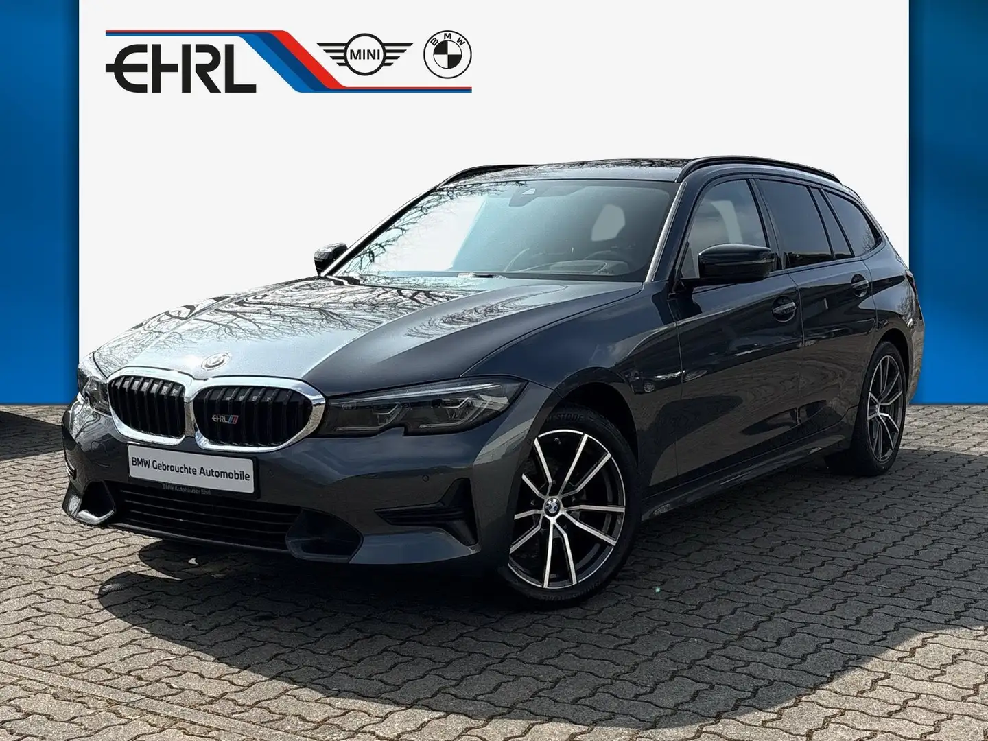 BMW 320 i Sport Line M HIGHLIGHTS PANO LASER HUD PA Gris - 1