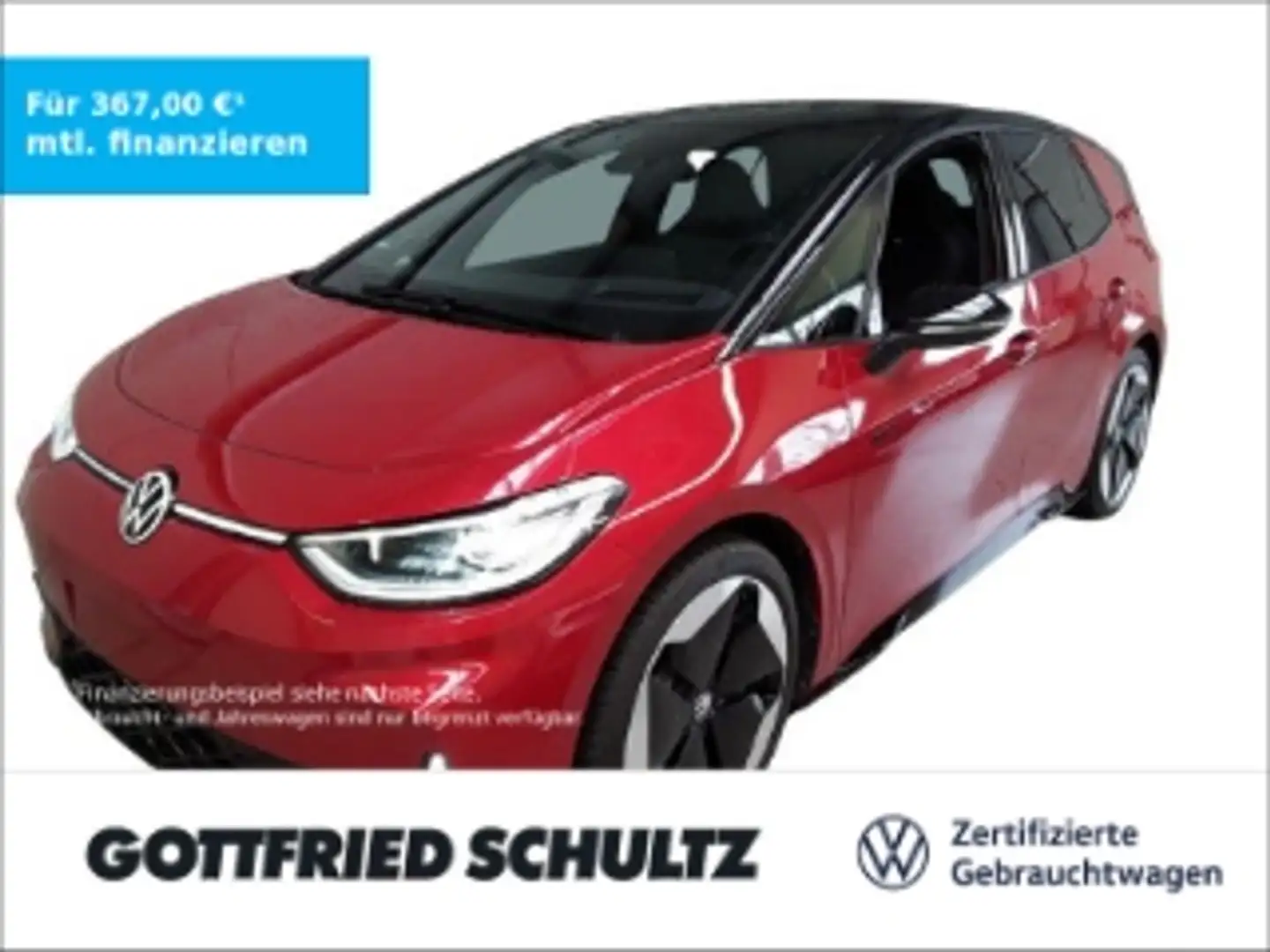 Volkswagen ID.3 GTX IQ.Light NAV AHK ACC HUD Rot - 1