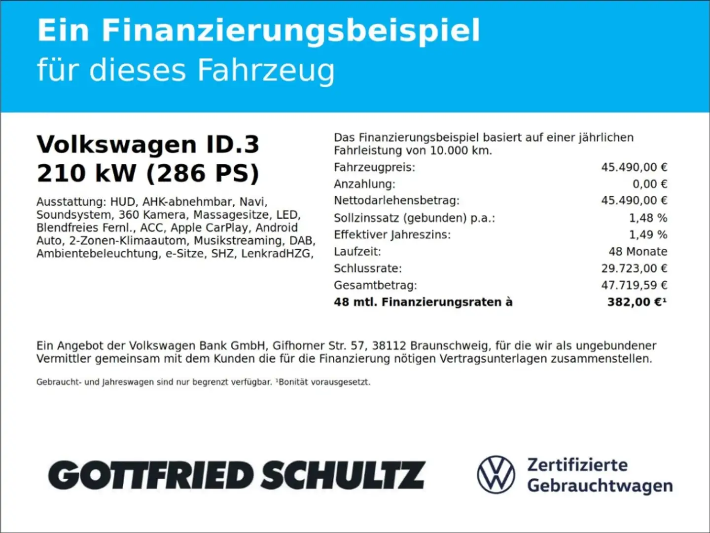 Volkswagen ID.3 GTX IQ.Light NAV AHK ACC HUD Rood - 2