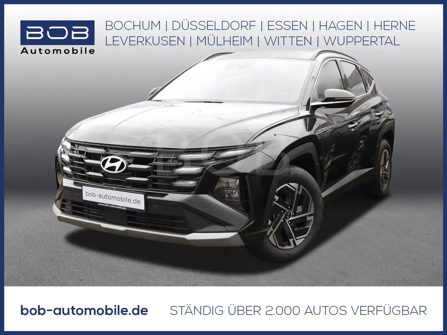 Hyundai TUCSON SELECT 1.6 T-GDI (160 PS) 48V 7-DCT 2WD NAVI SHZ P Schwarz - 1