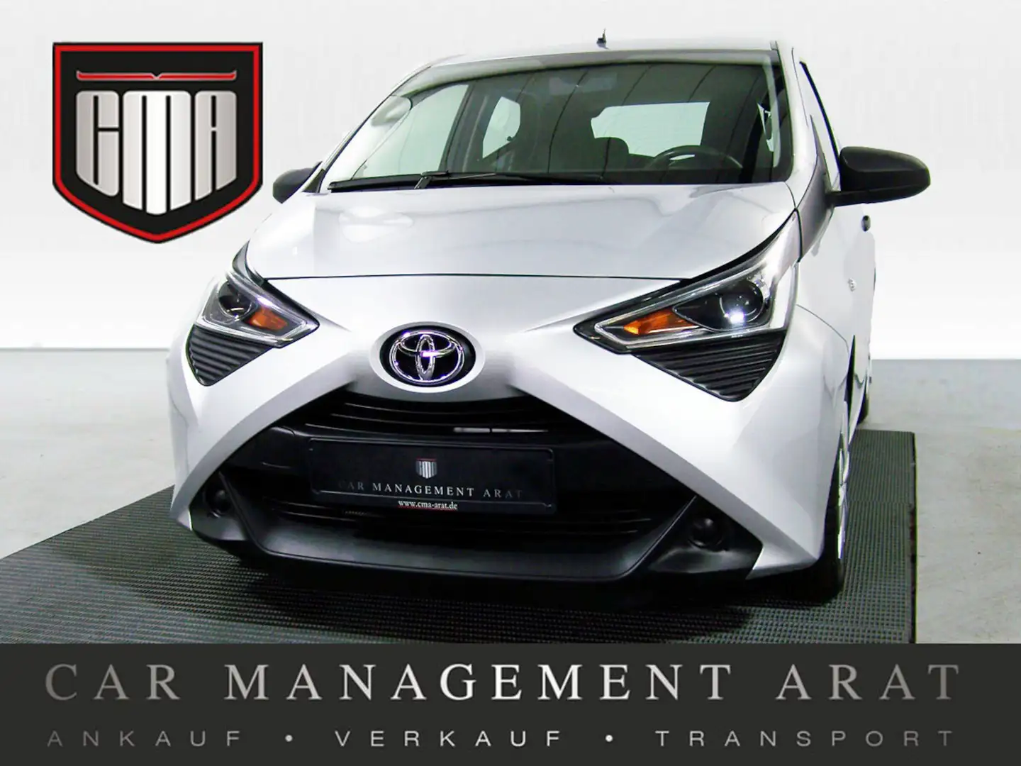 Toyota Aygo 1.0 VVT-i X Business KLIMA+DAB Silber - 1