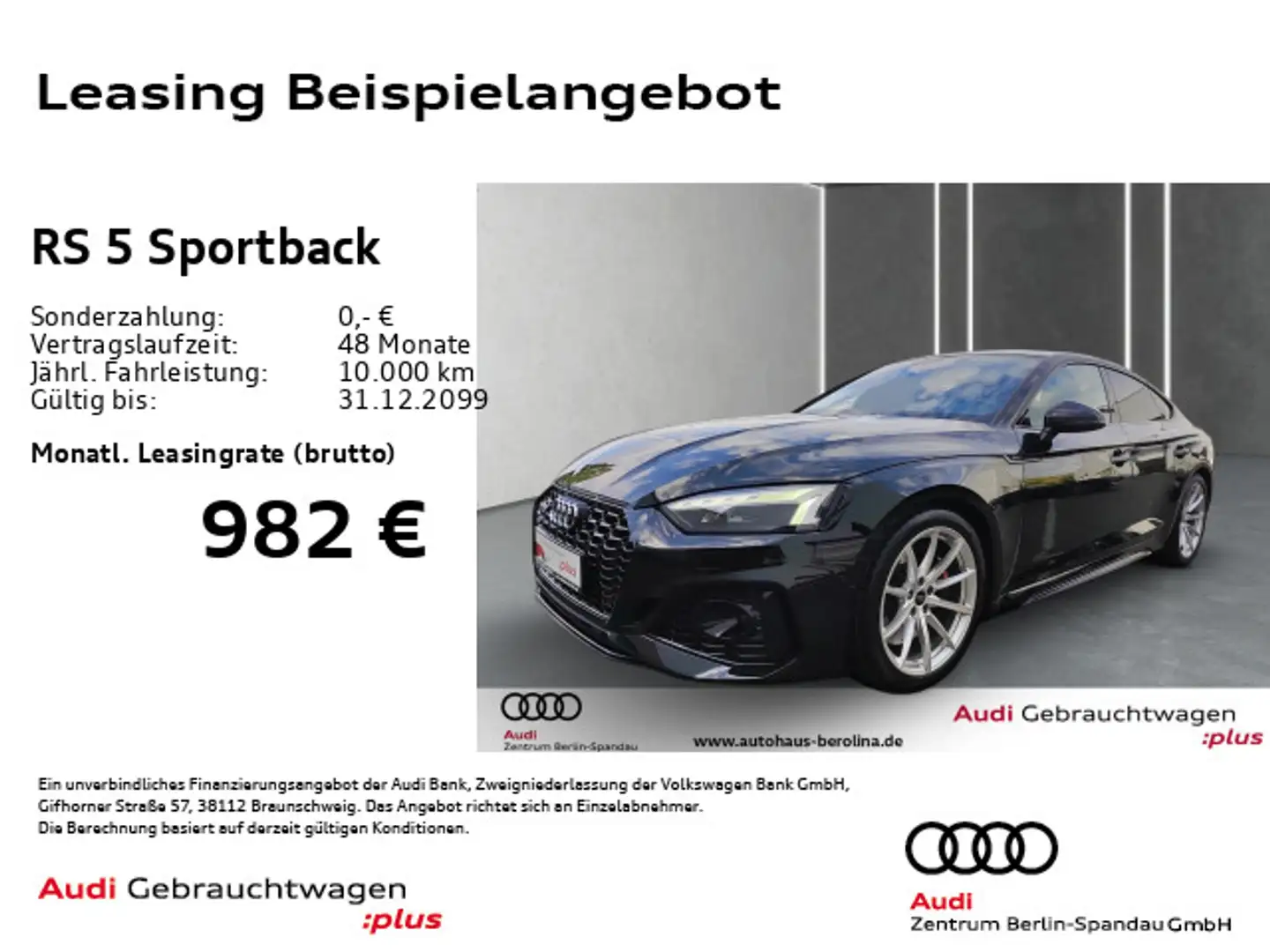 Audi RS5 tiptr. *NAV+*B&O*ACC*R-CAM* Noir - 1
