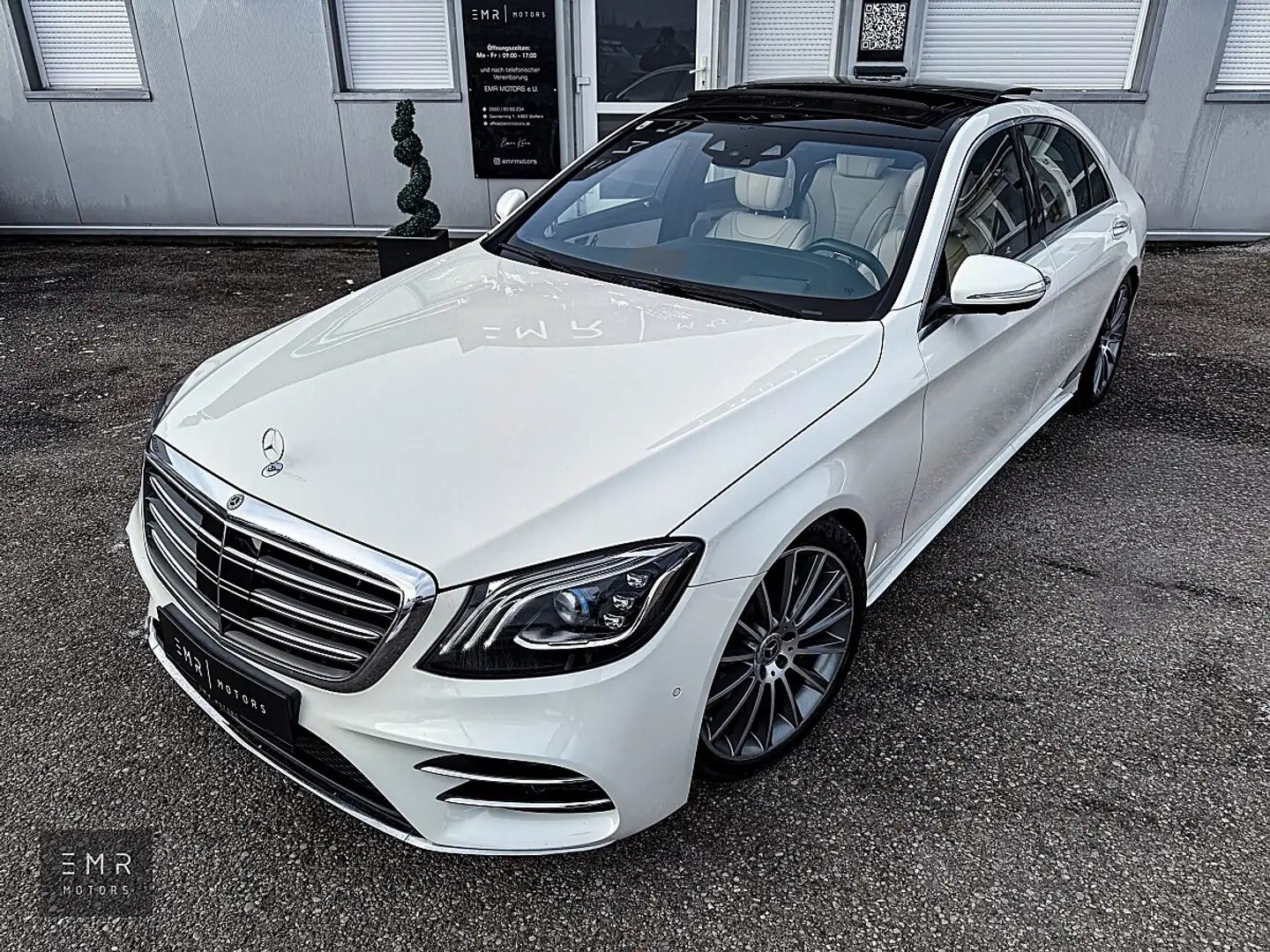 Mercedes-Benz S 560 e Lang AMG-LINE, DESIGNO, PANORAMA, DISTRONIC, ... Weiß - 2