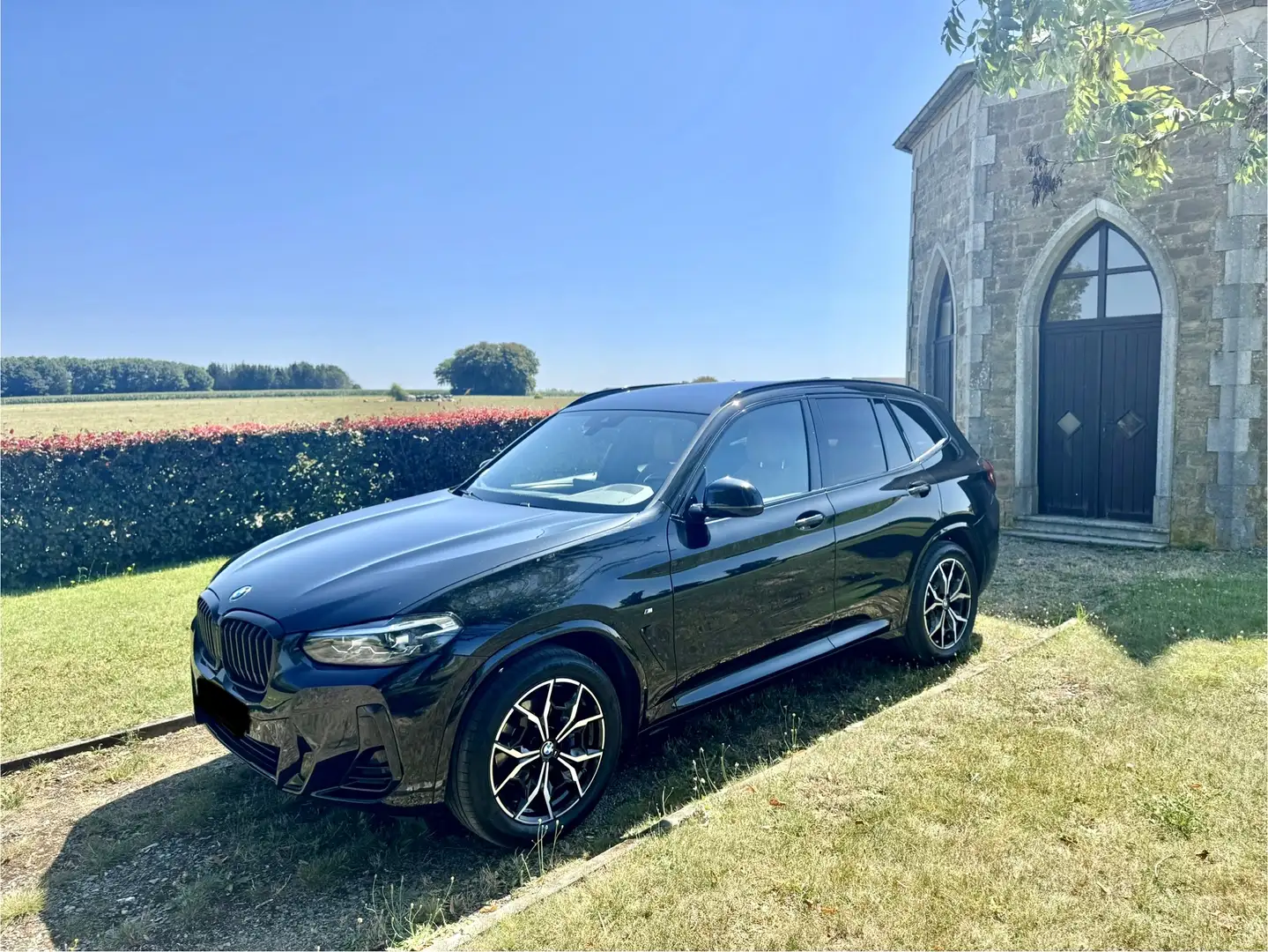 BMW X3 Pack M facelift 1er prix Belgique Zwart - 1