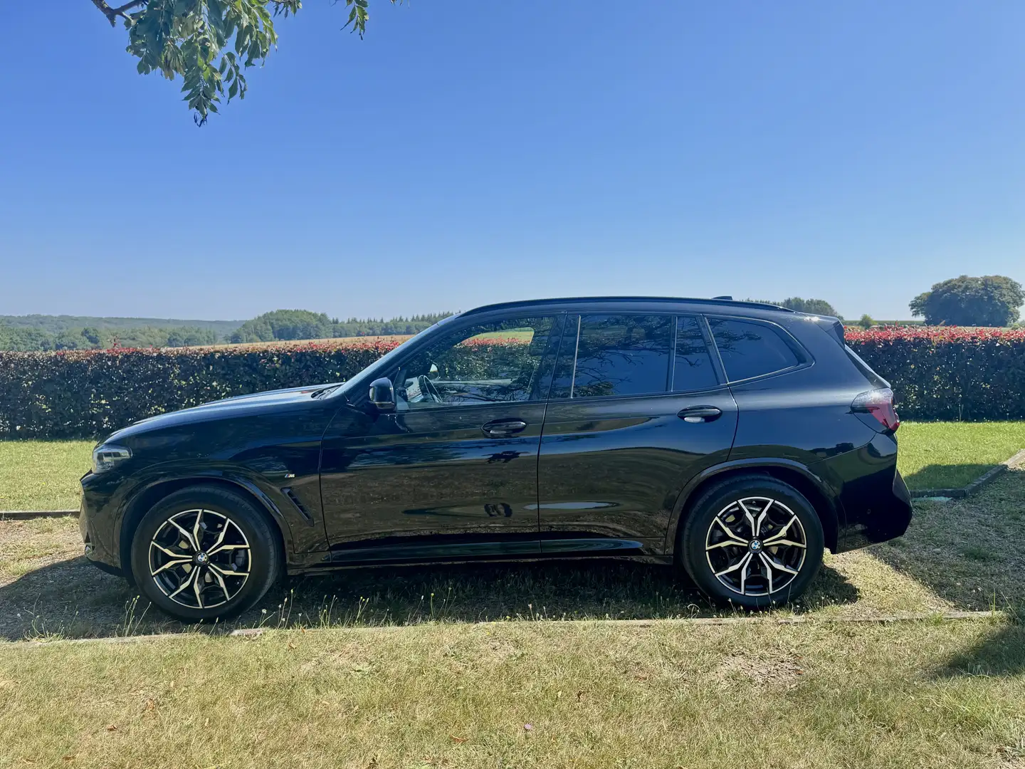 BMW X3 Pack M facelift 1er prix Belgique Zwart - 2