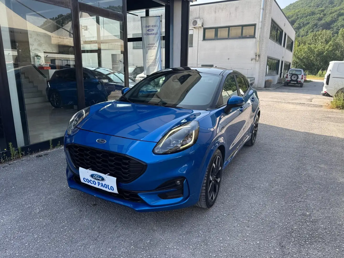 Ford Puma 1.0 EcoBoost Hybrid 125 CV S&S ST-Line X GPL Blu/Azzurro - 1
