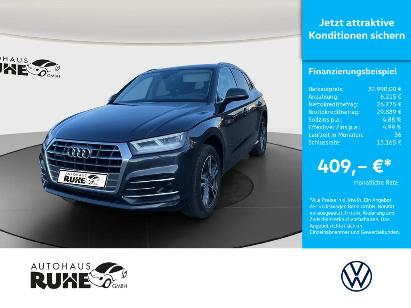 Audi Q5 Design 50 TFSI e quattro 220 kW S tronic M Grau - 1