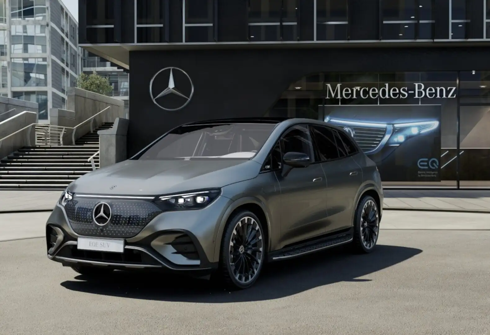 Mercedes-Benz EQE SUV EQE 500 4M SUV AMG+Burm+Hyper+Pano+AHK+Airm+Nigh Grau - 2