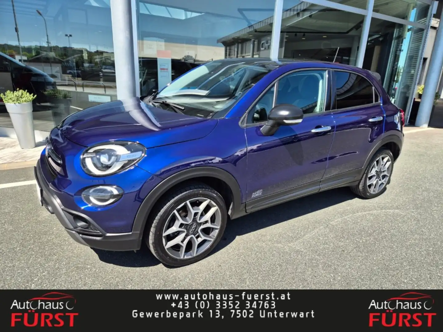 Fiat 500X 2,0 MultiJet 150 4x4 AT9 Cross *AHV*8-Fach* Blau - 1