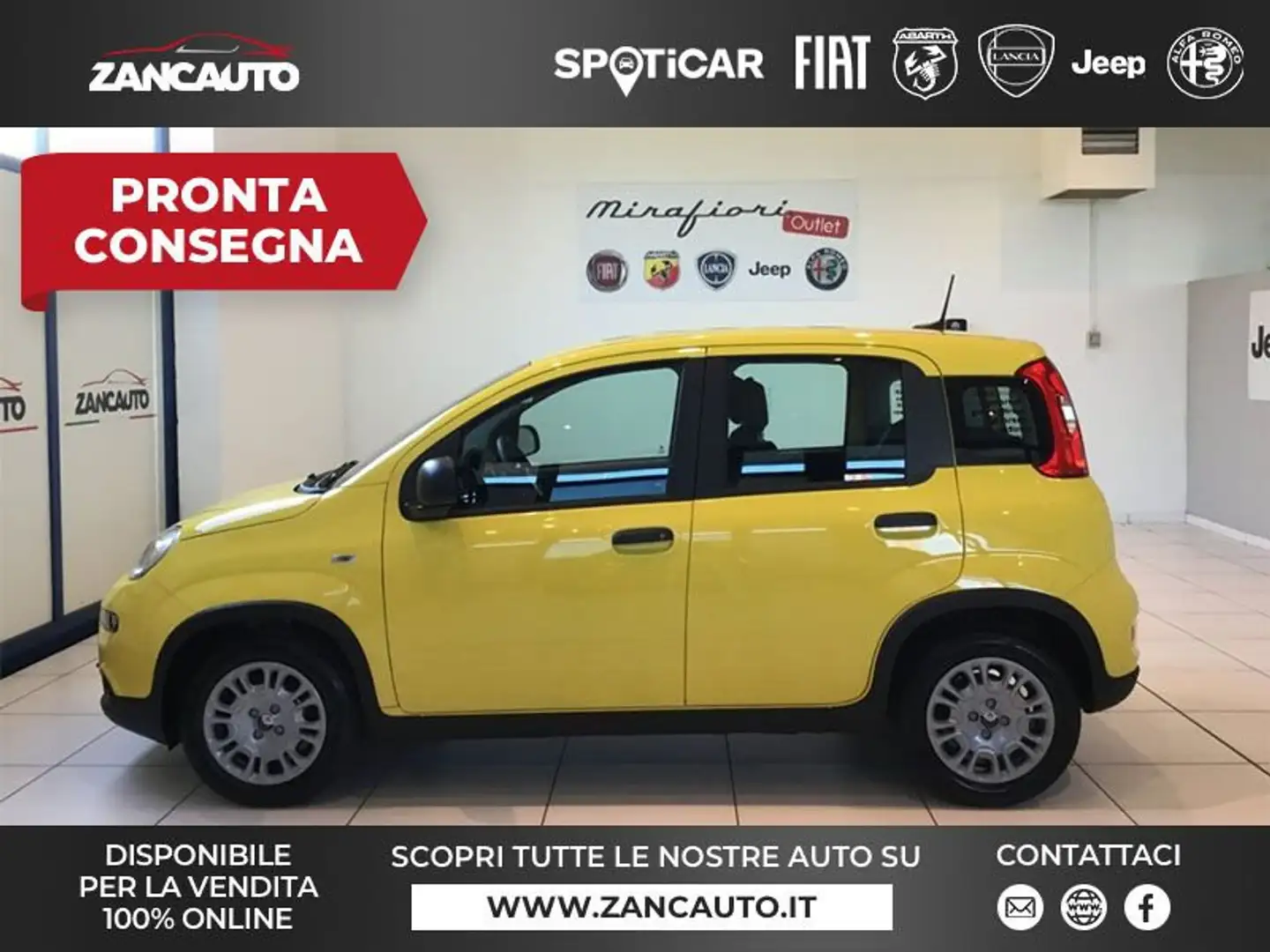 Fiat Panda 1.0 FireFly S&S Hybrid Geel - 1