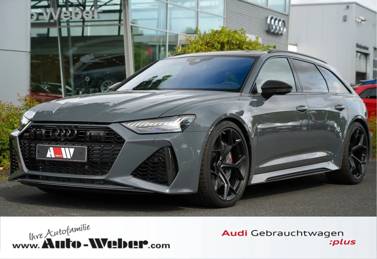 Audi RS6 Avant perf. FULL EXCLUSIVE B&O ADV DYN+ CARB Gris - 1