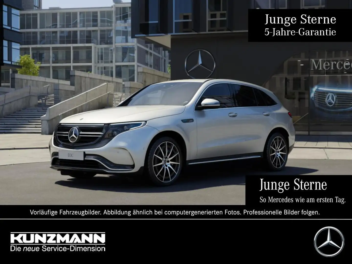 Mercedes-Benz EQC 400 4M AMG Line AMG Schiebedach Distronic Weiß - 1