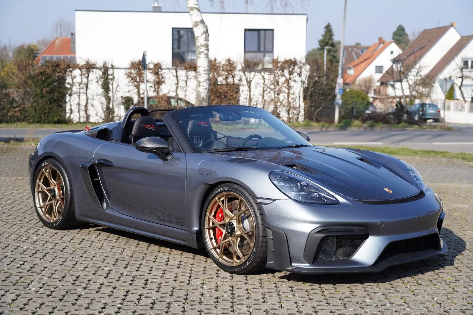 Porsche Boxster 718 Spyder RS *deutsche Auslieferung* Šedá - 1