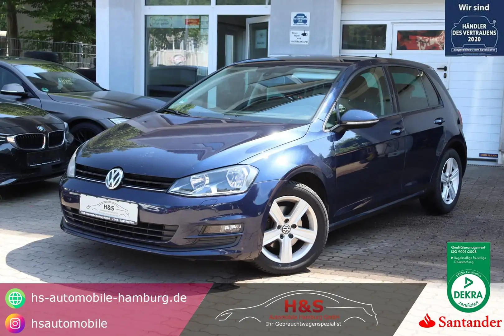 Volkswagen Golf VII Comfortline BMT*PDC*NAVI*SITZHEIZUNG Blauw - 1