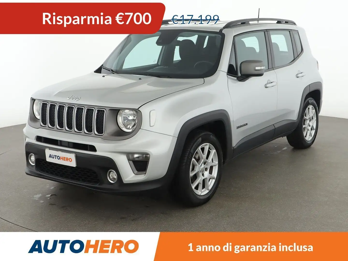 Jeep Renegade 1.0 TGDi Limited Срібний - 1