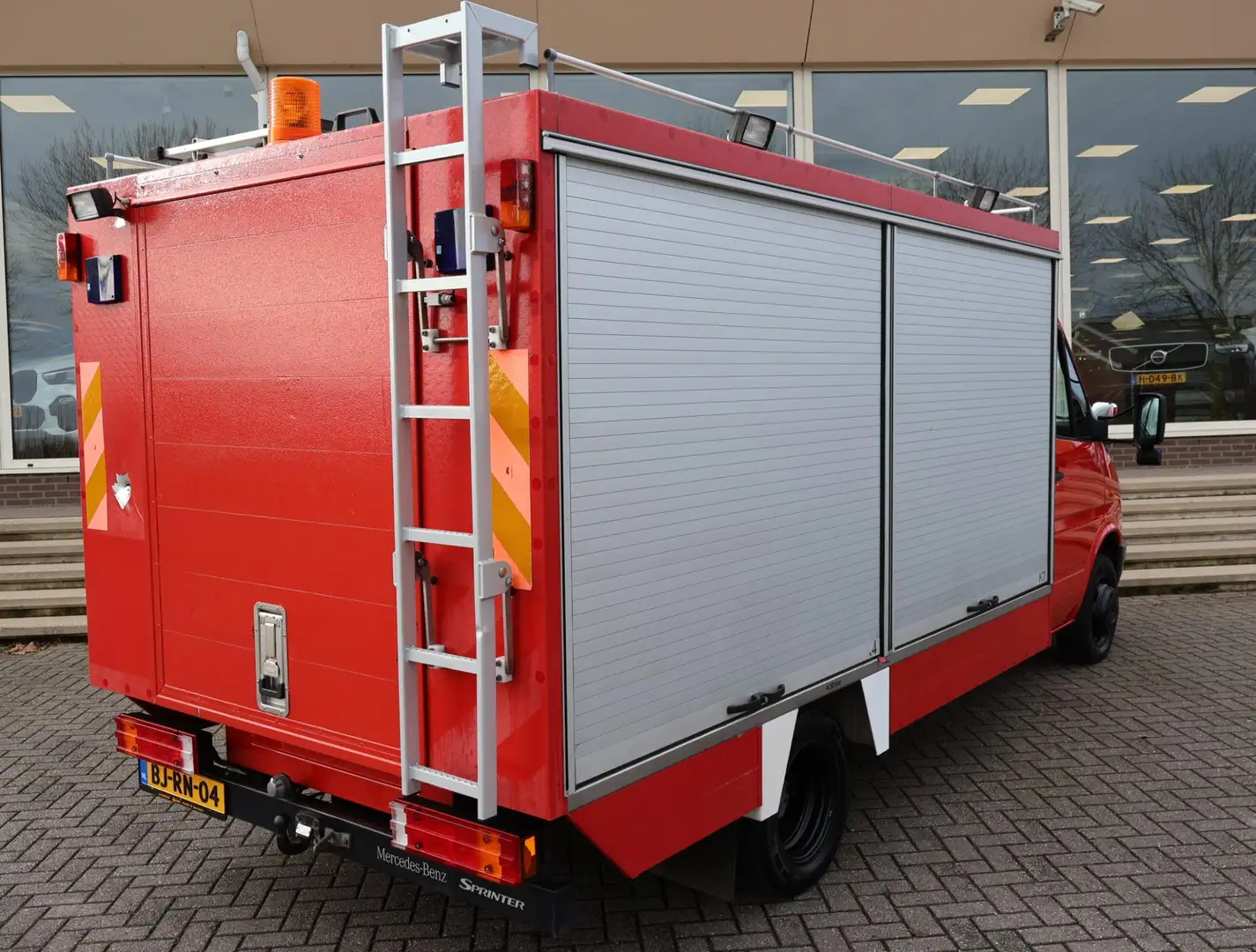 Mercedes-Benz Sprinter 412D 2.9D AUTOMAAT *13.403 KM* BRANDWEERAUTO *MARG Rood - 2