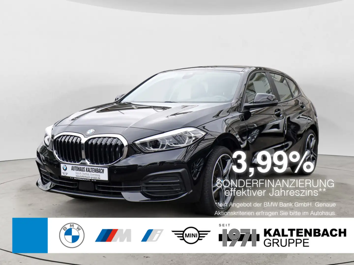 BMW 118 i Advantage LED W-LAN NAVI SHZ PDC KLIMA Noir - 1