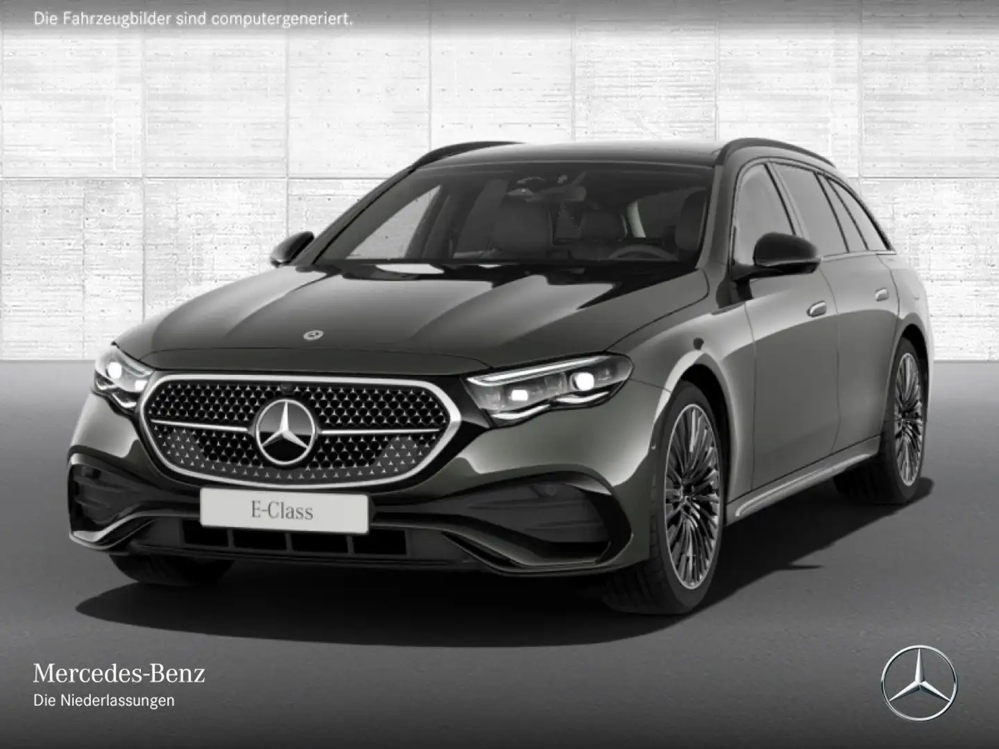 Mercedes-Benz E 300 e T AMG 360° Airmat Pano Burmester Distr. 9G Gris - 2