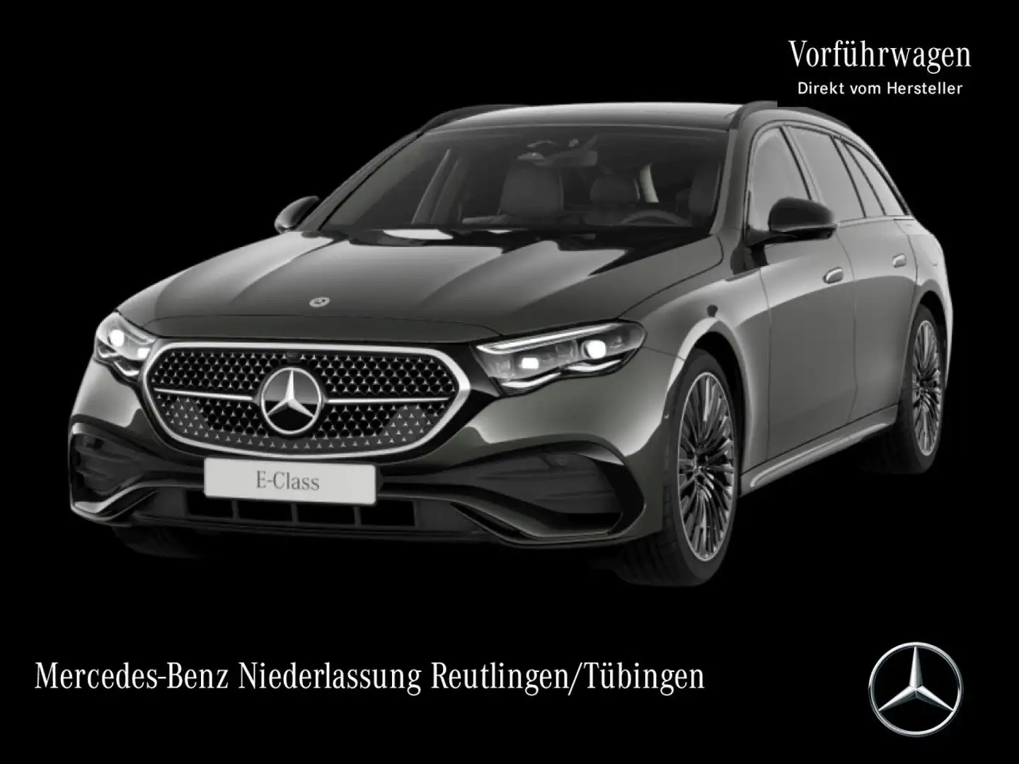 Mercedes-Benz E 300 e T AMG 360° Airmat Pano Burmester Distr. 9G Gris - 1