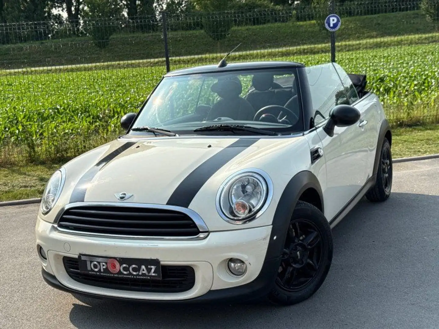 MINI Cooper Cabrio ONE 98CH PACK CHILI * JANTES ALU * CLIM * SIEGE CH Bej - 1
