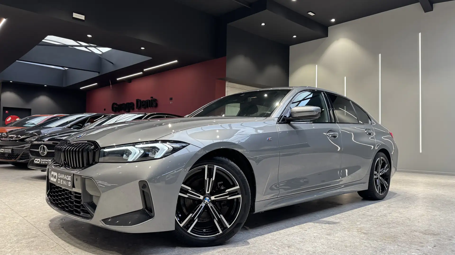 BMW 318 318 dA *PACK M*NEW MOD*LED*GPS+CAMERA*GARANTIE* Argent - 1