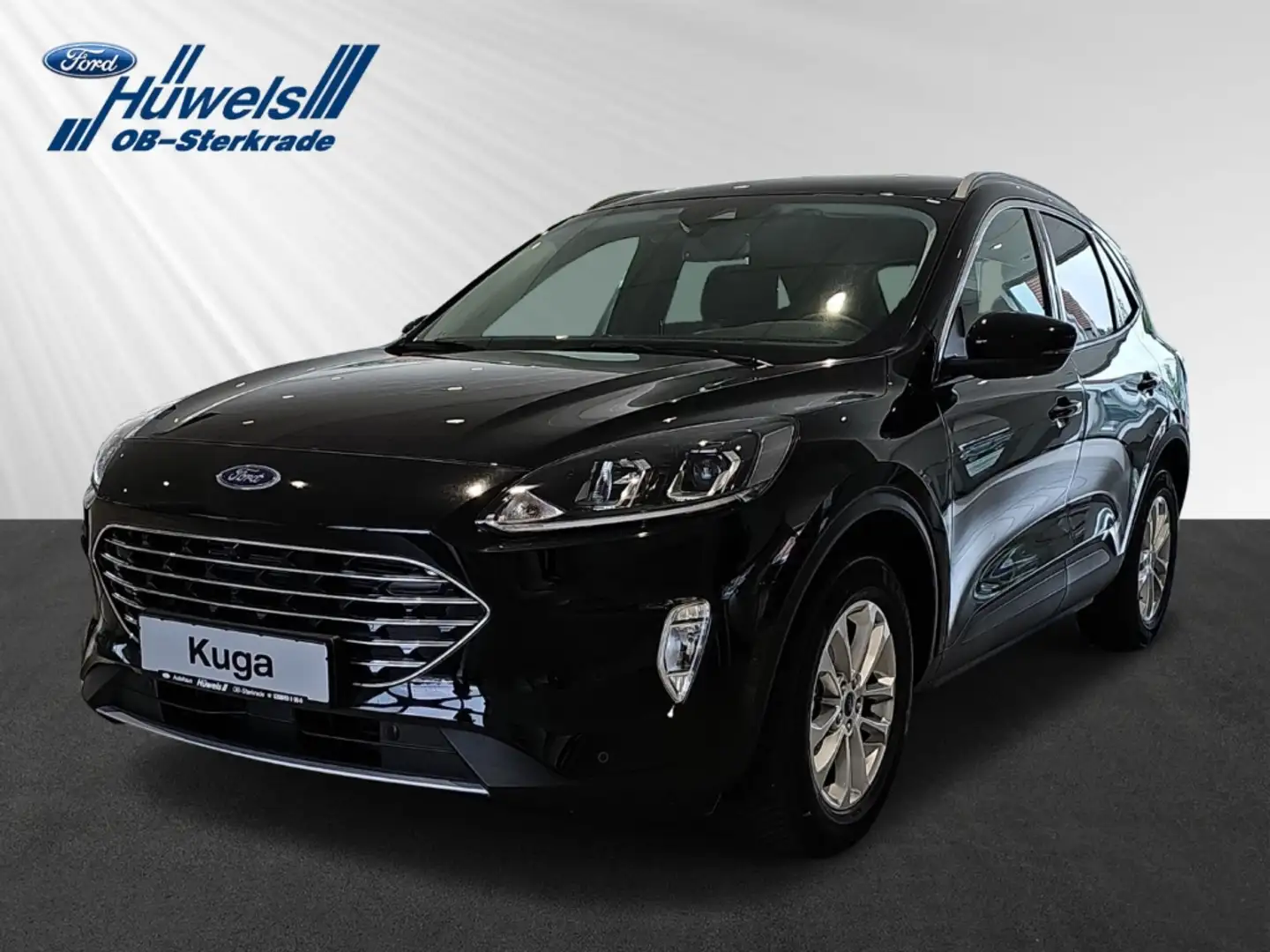 Ford Kuga Titanium 2.0 EcoBlue +Automatik+ACC+TWA+NAVI+SZH+M Noir - 1